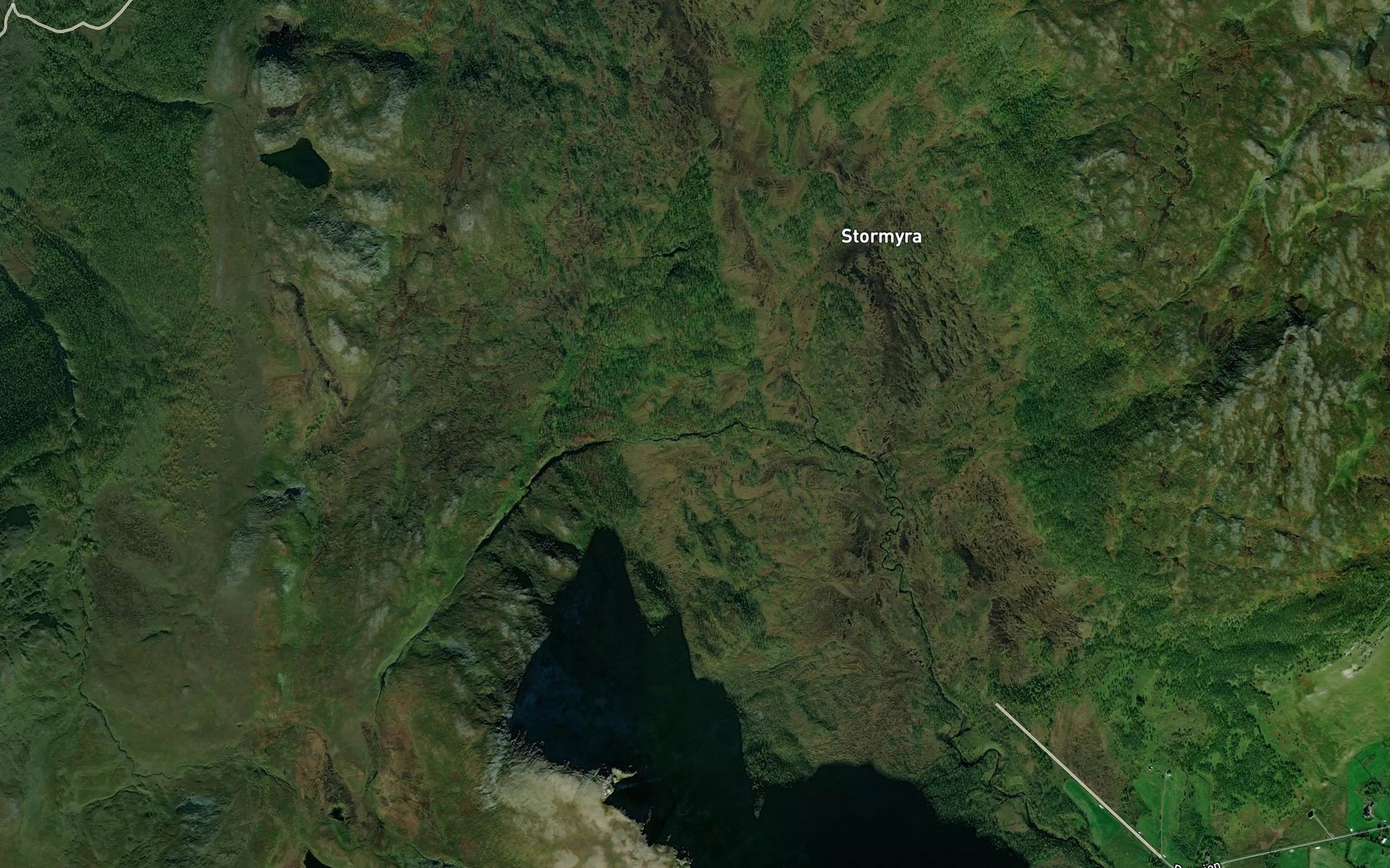 Satellite map of the Heielva