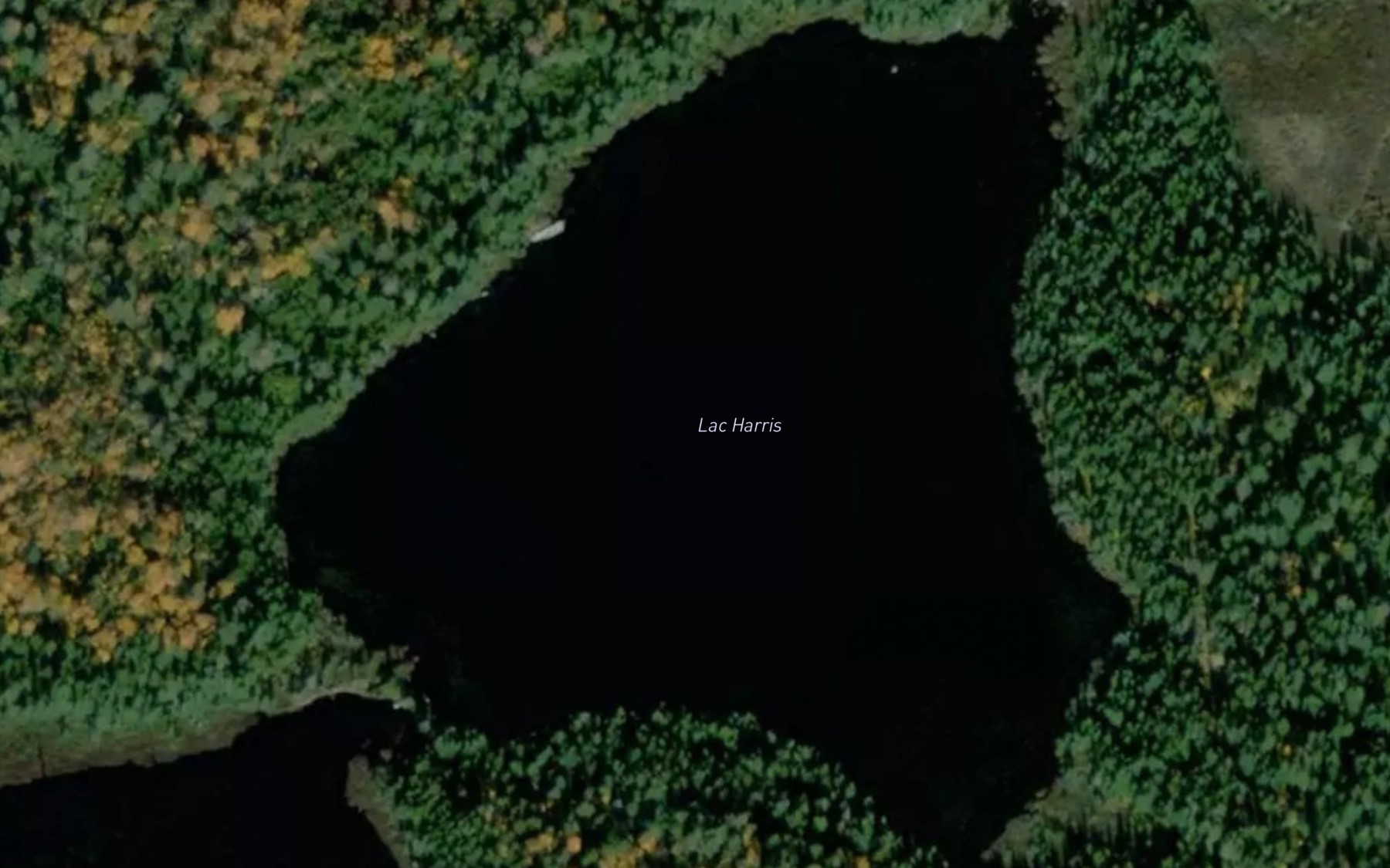 Satellite map of the Lac Harris
