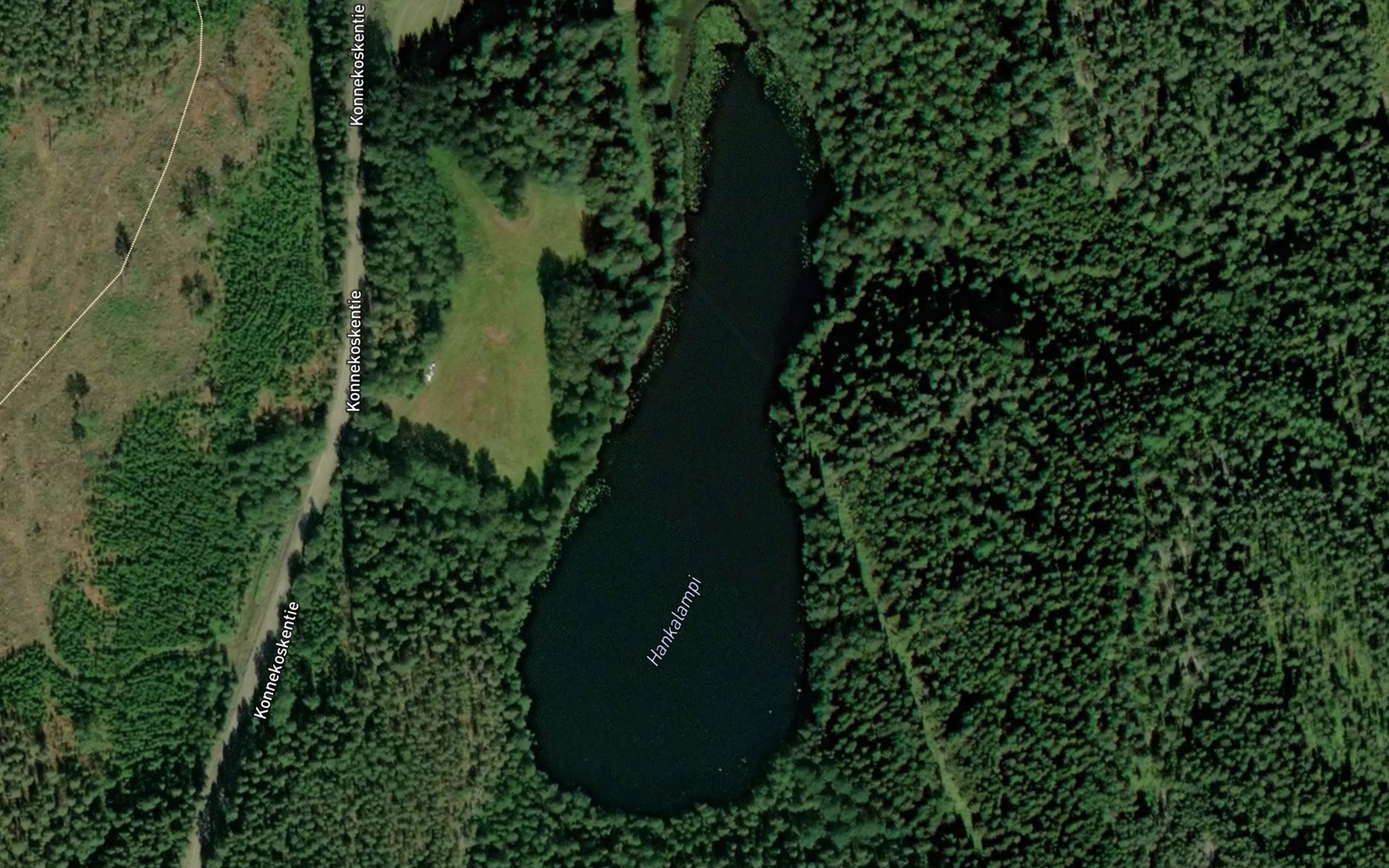 Satellite map of the Hankalampi