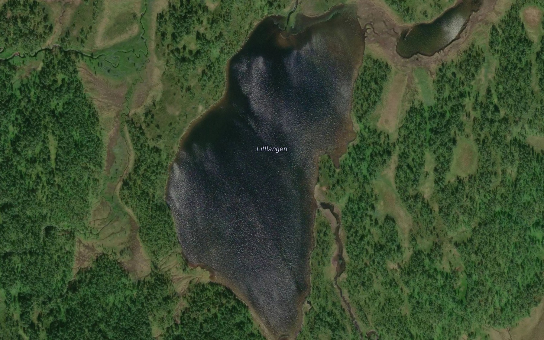 Satellite map of the Litllangen