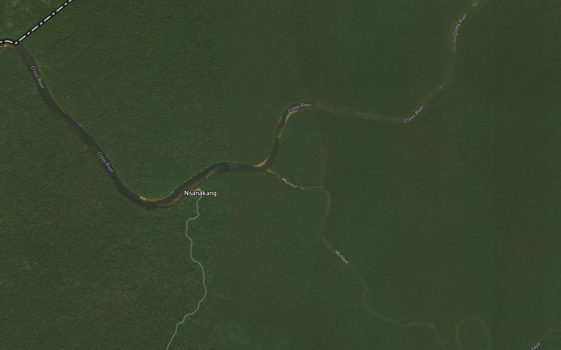 Satellite map of the Munaya