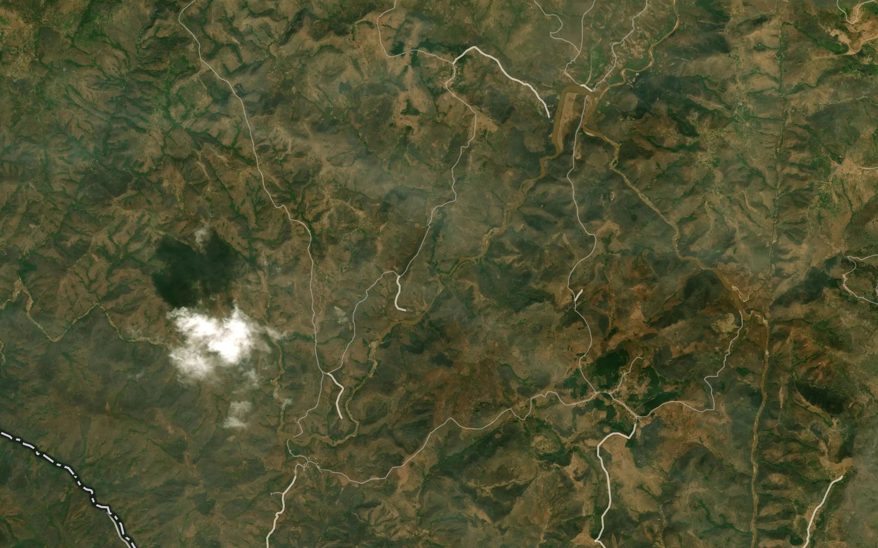 Satellite map of the Kusuku