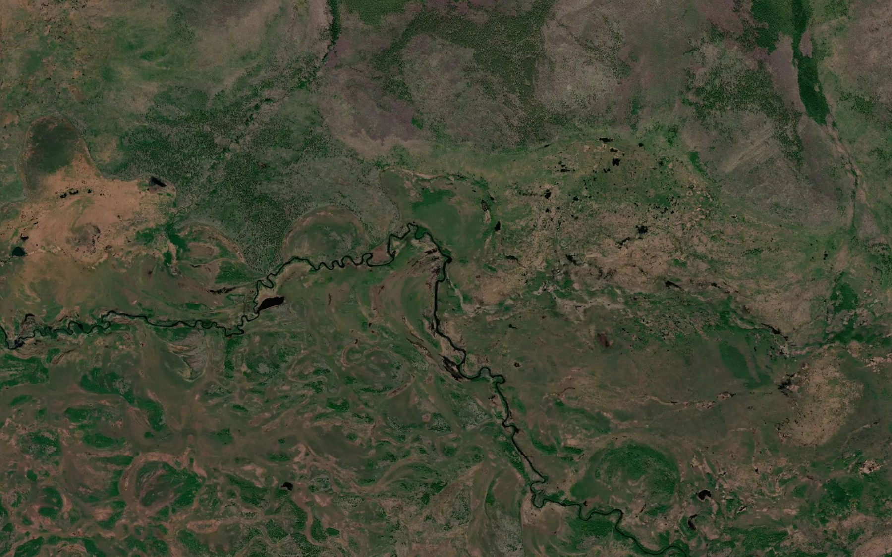 Satellite map of the Lavikta