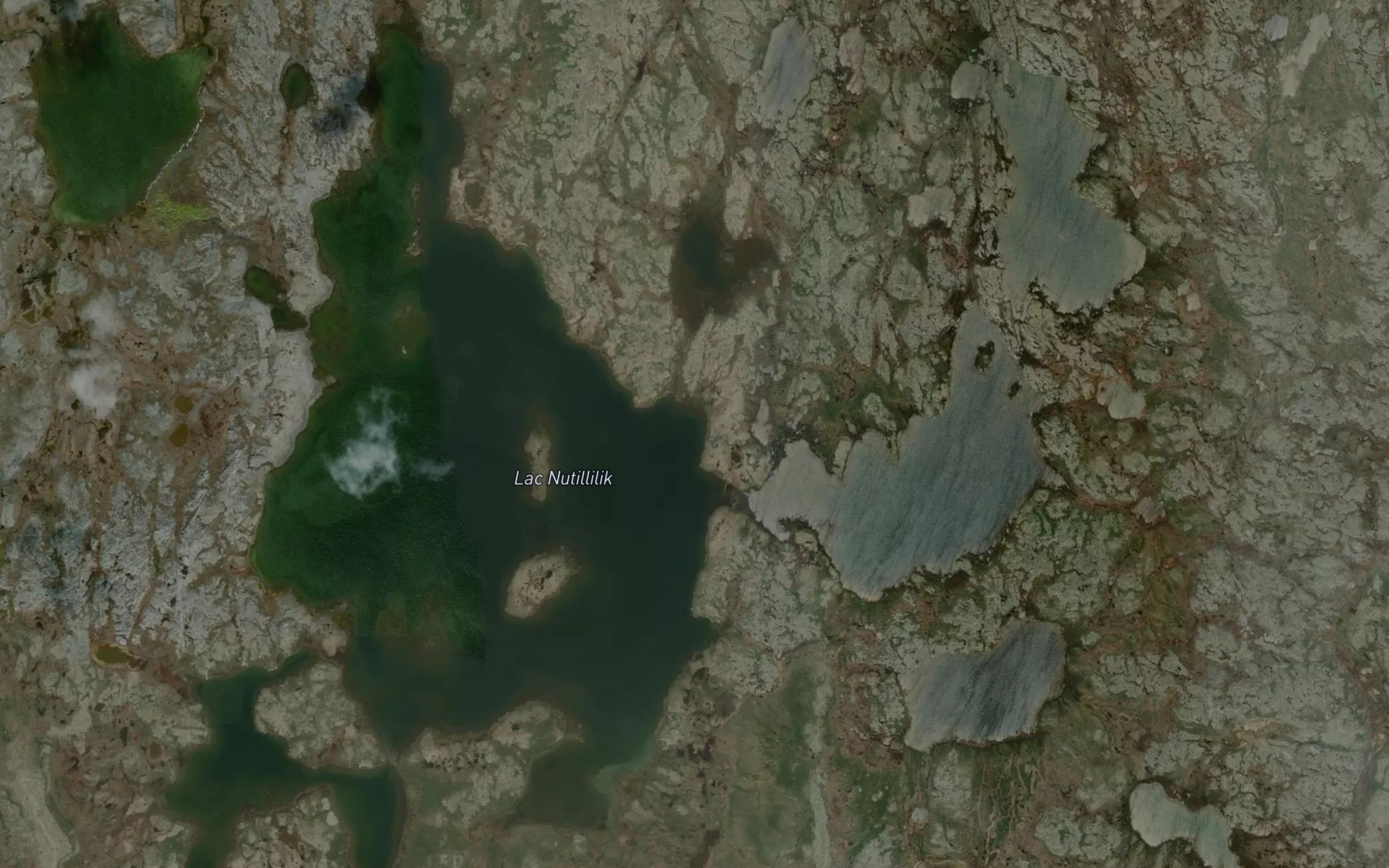 Satellite map of the Lac Nutillilik