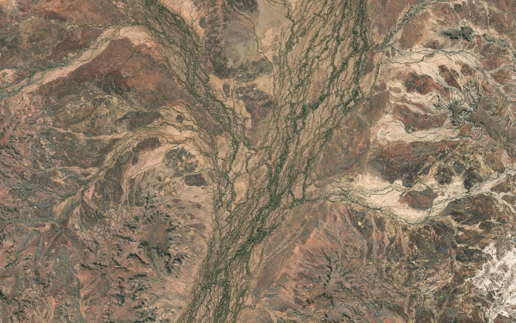 Satellite map of the Mirramunda Creek