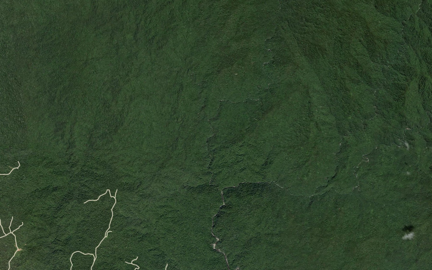 Satellite map of the Wulwut River