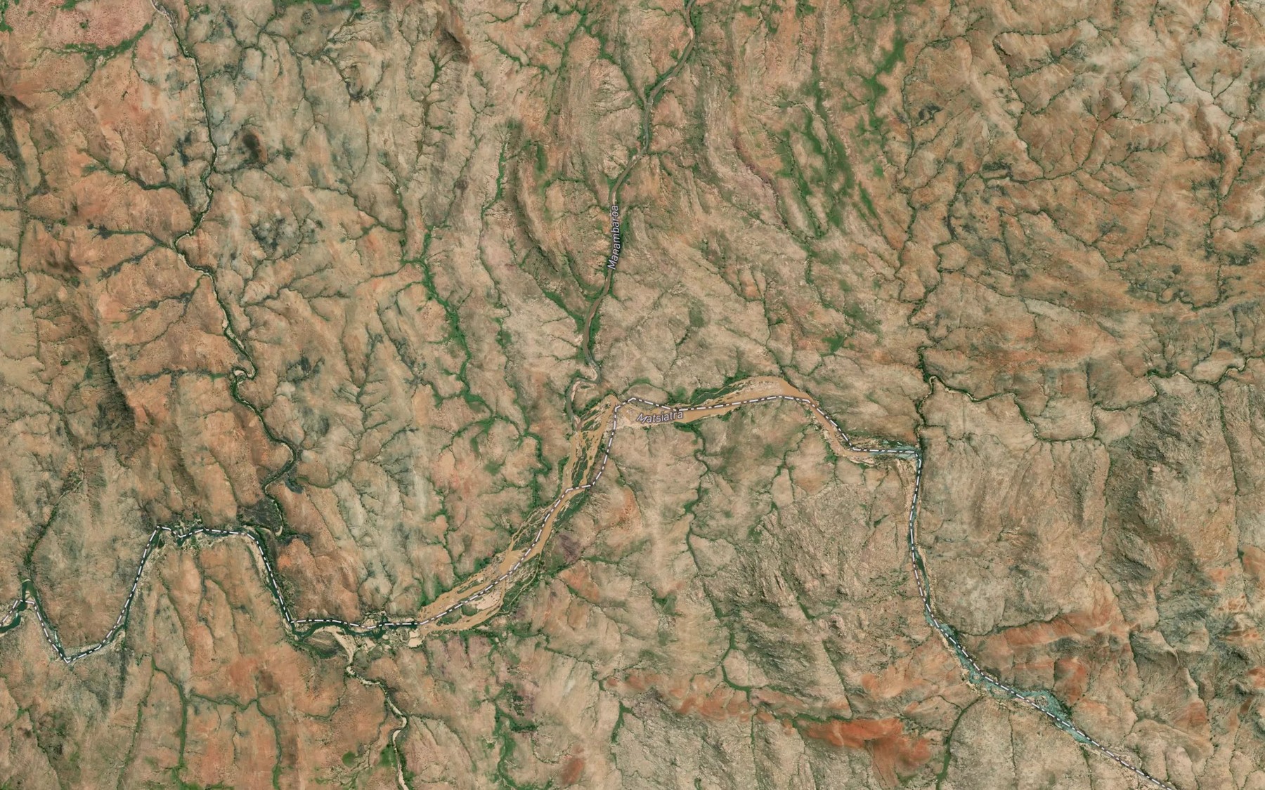 Satellite map of the Manambaroa