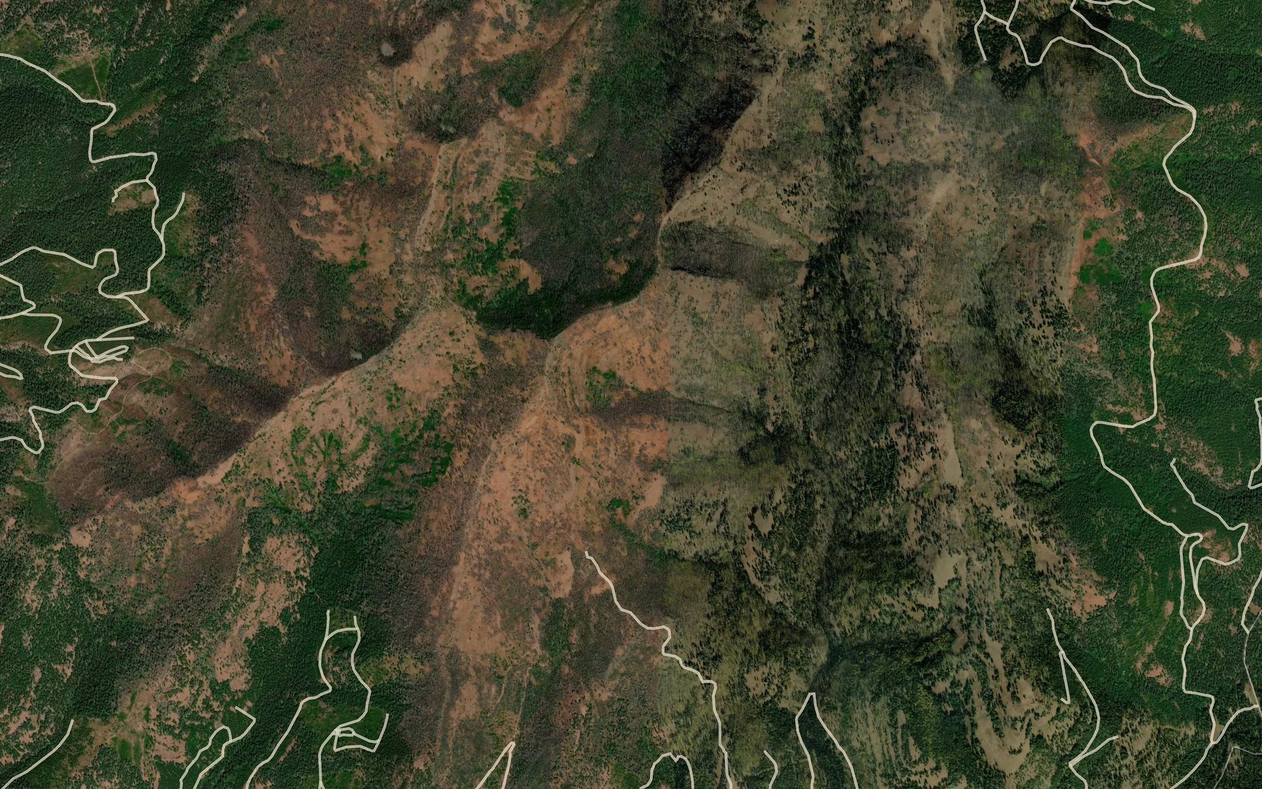 Satellite map of the Aspen Spring