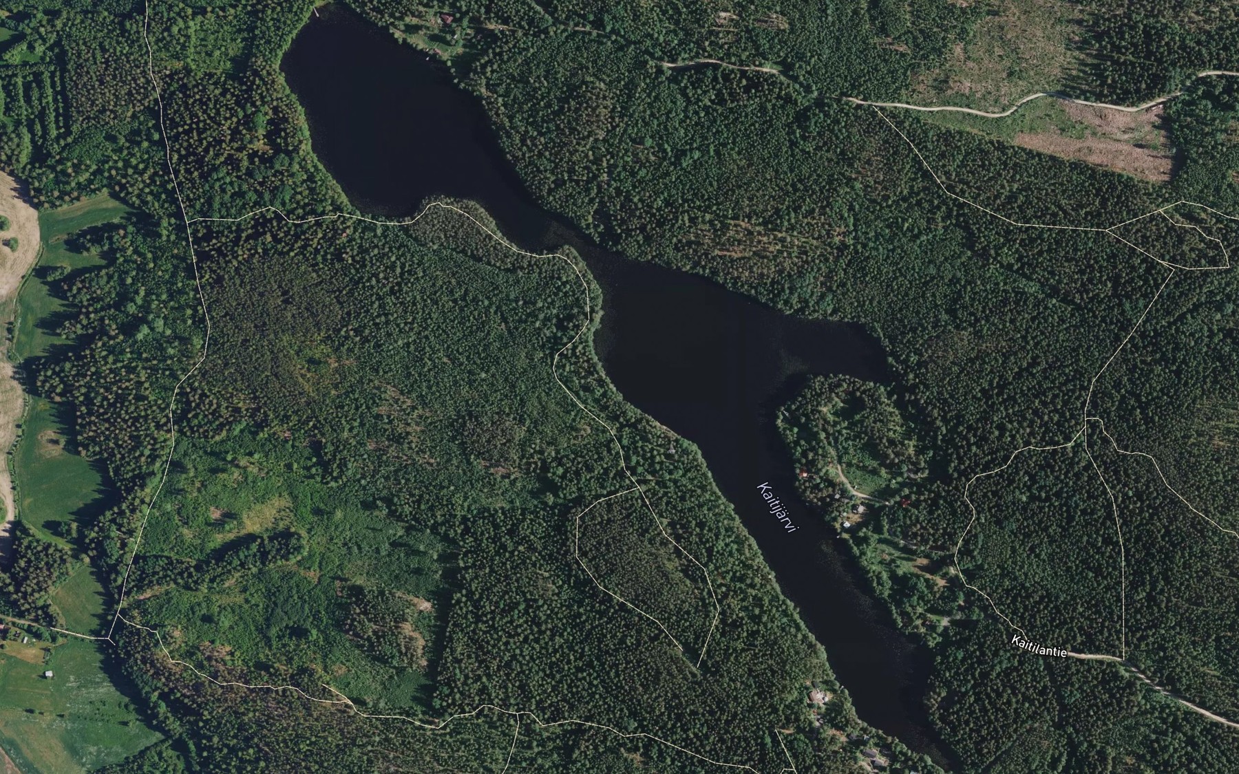 Satellite map of the Kaitijarvi