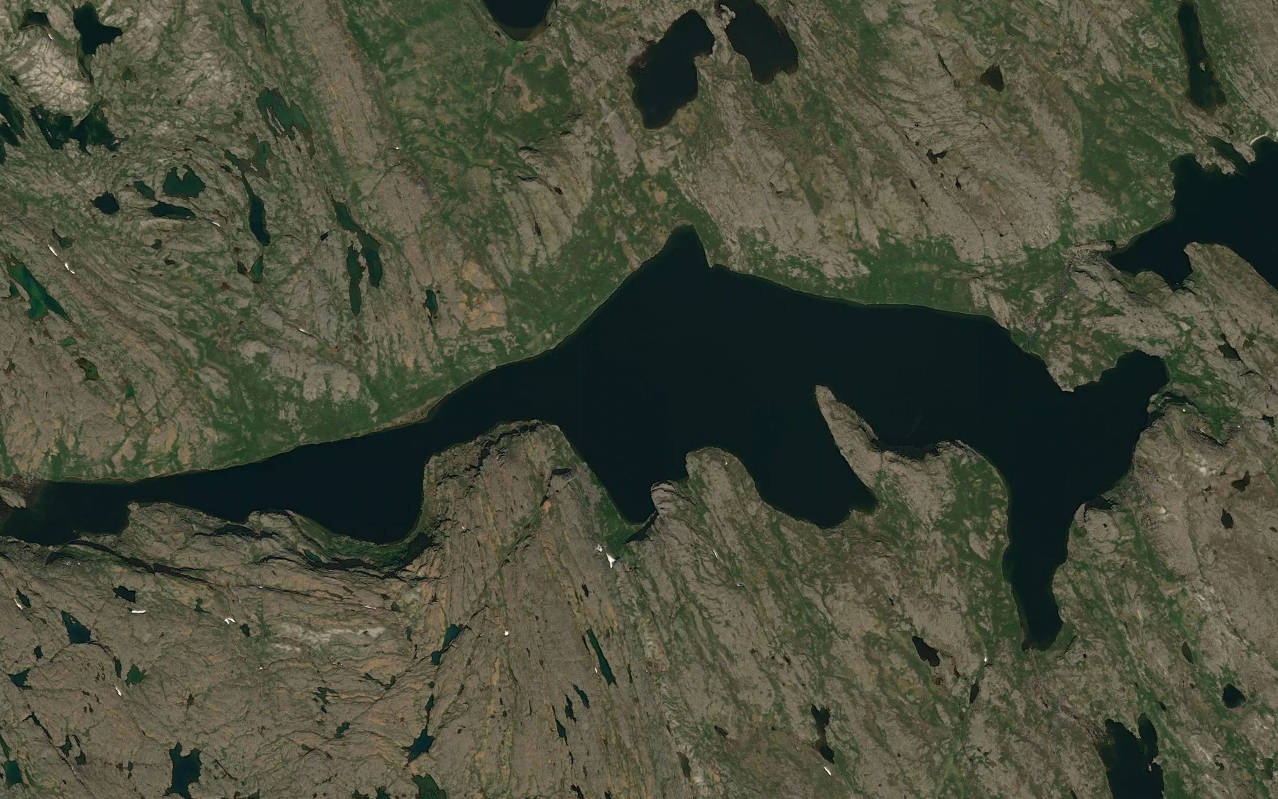 Satellite map of the Lac Sanirarsiq