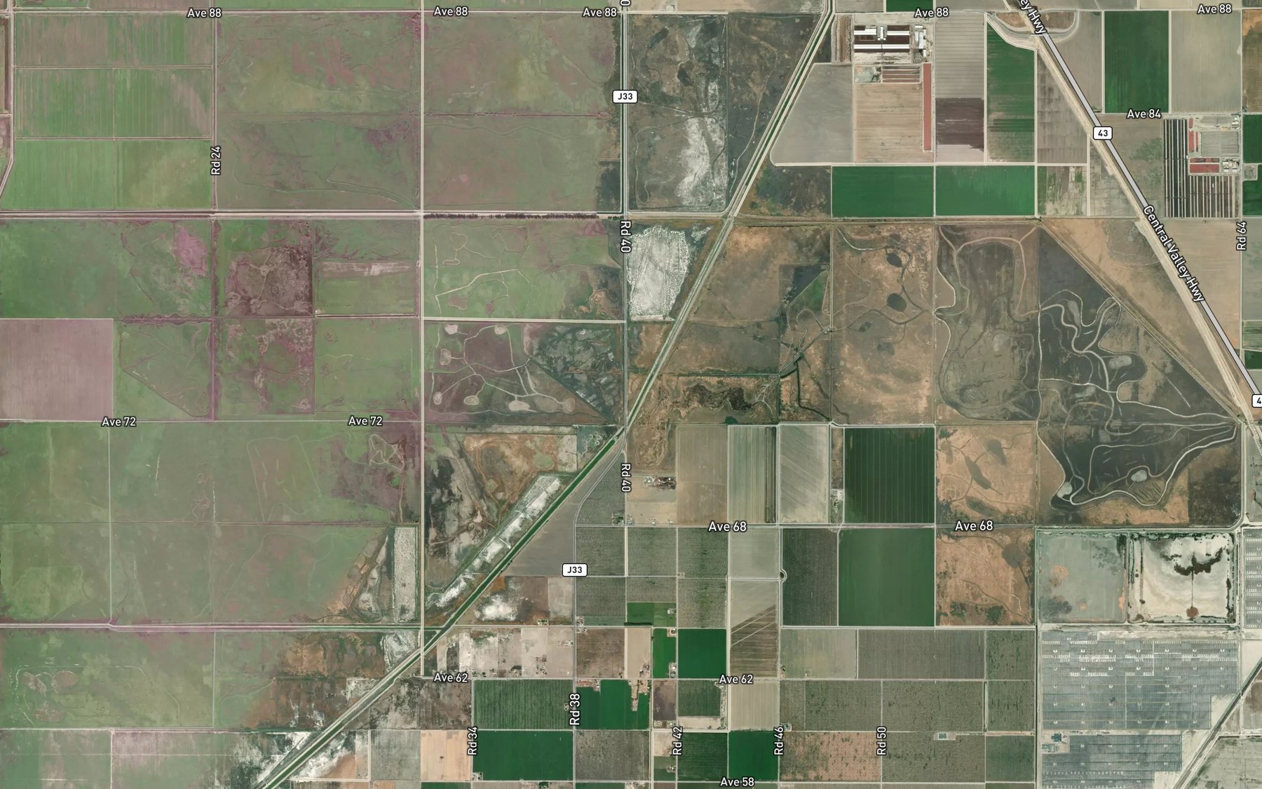Satellite map of the Homeland Canal