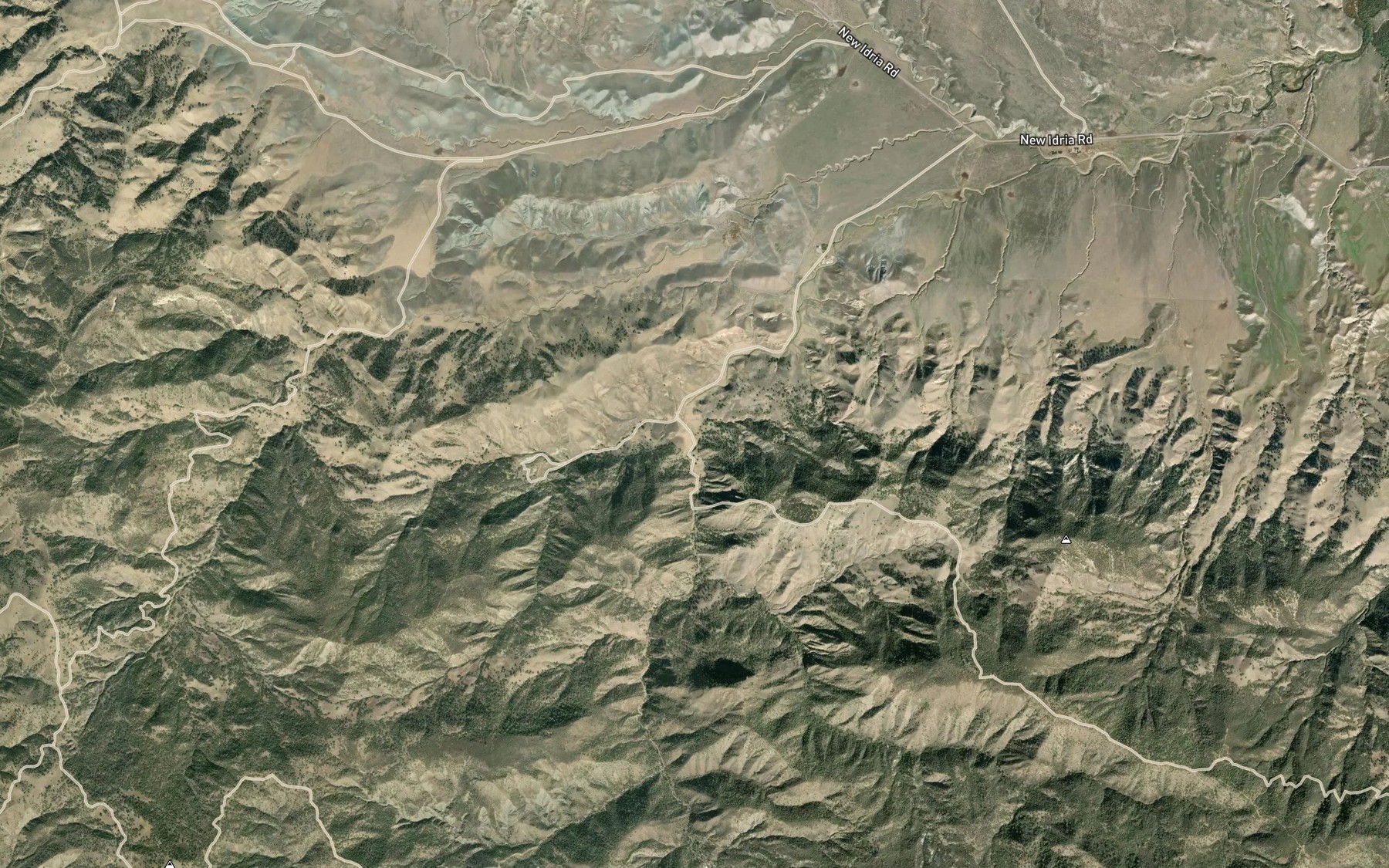 Satellite map of the Larious Spring