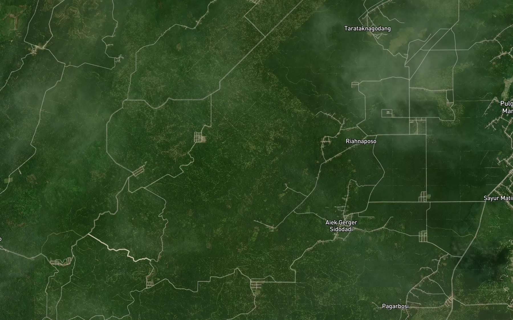 Satellite map of the Sungai Lompong