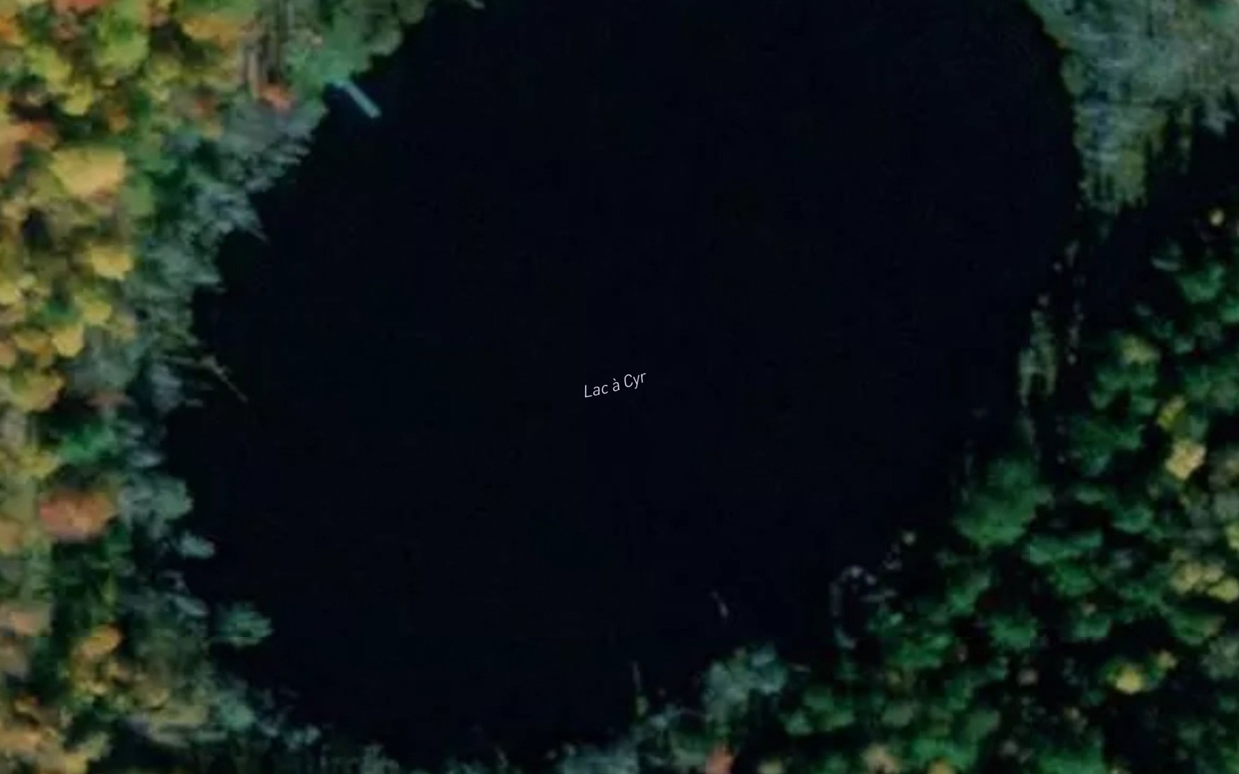 Satellite map of the Lac a Cyr