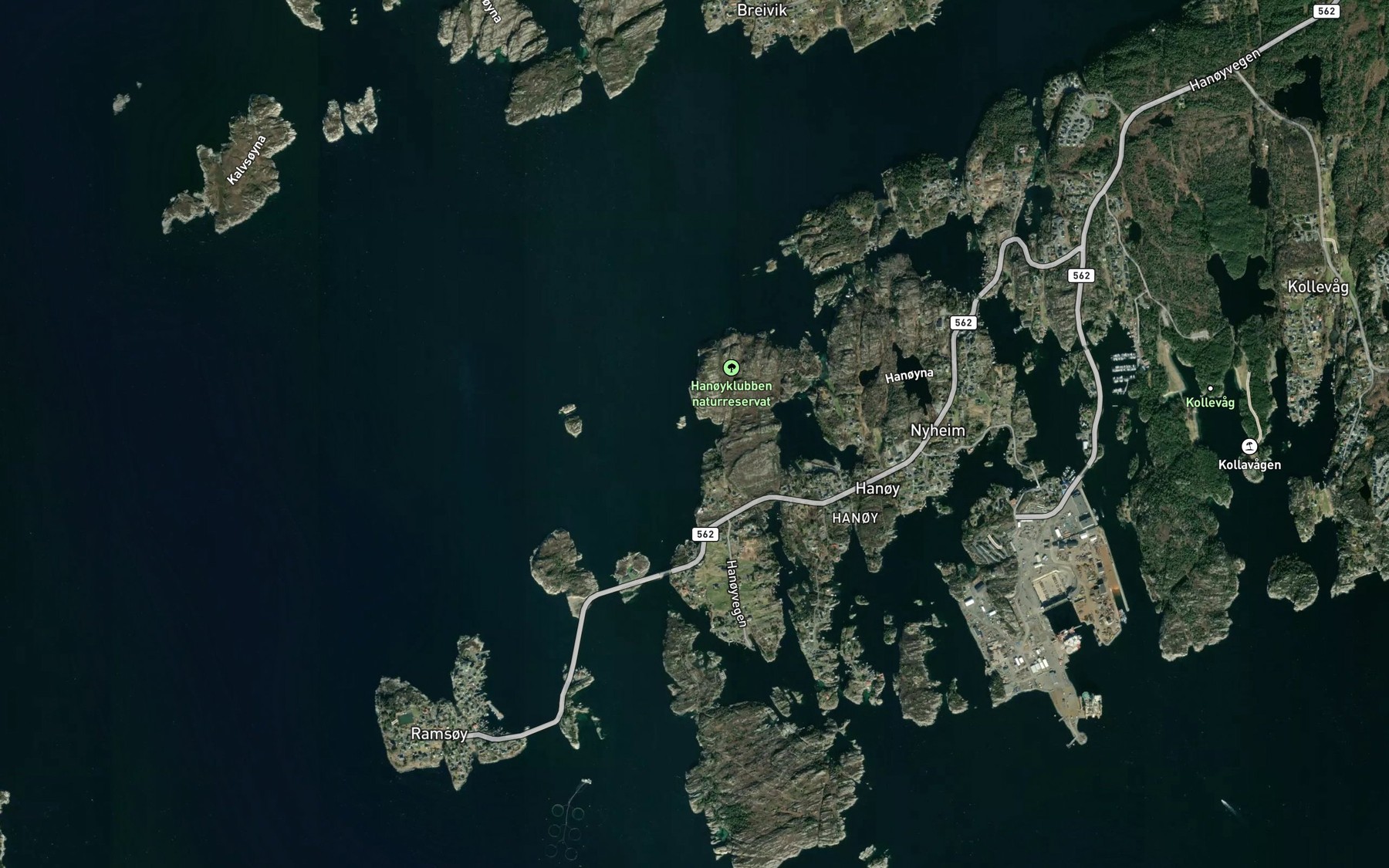 Satellite map of the Gullskjerviki