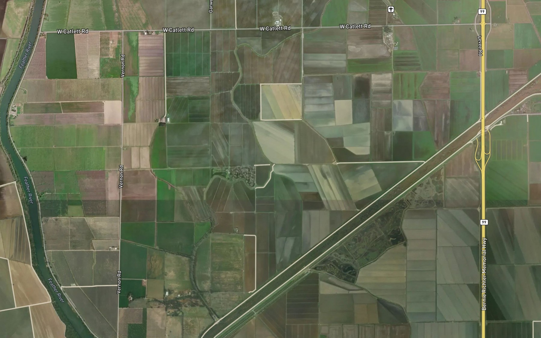 Satellite map of the Murphy Lake (historical)