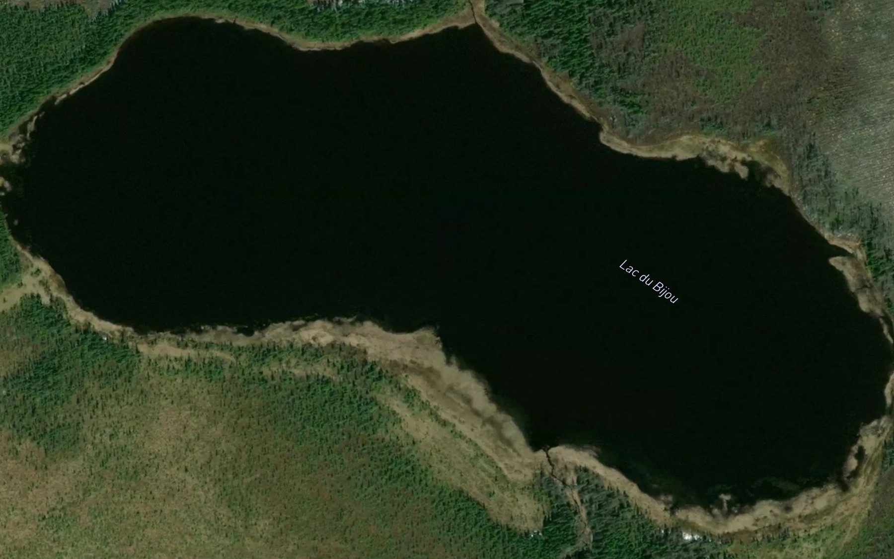 Satellite map of the Lac du Bijou