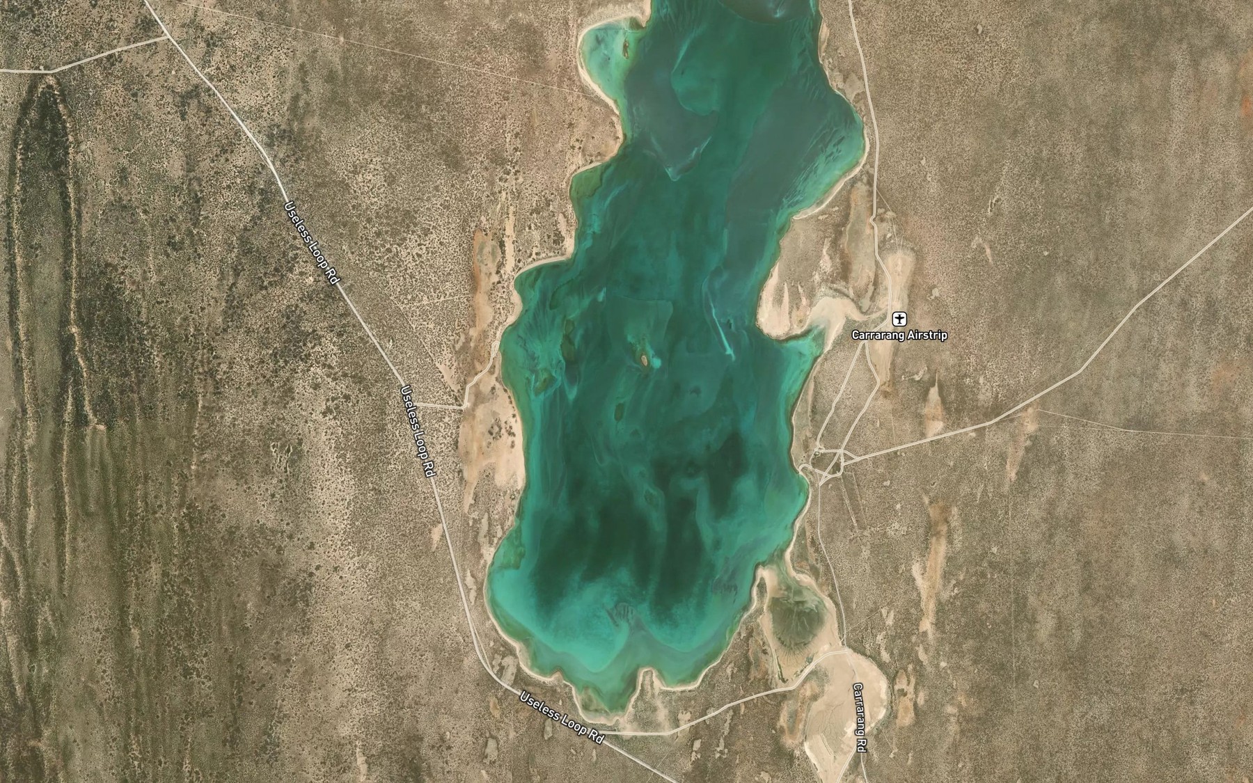 Satellite map of the Brown Inlet