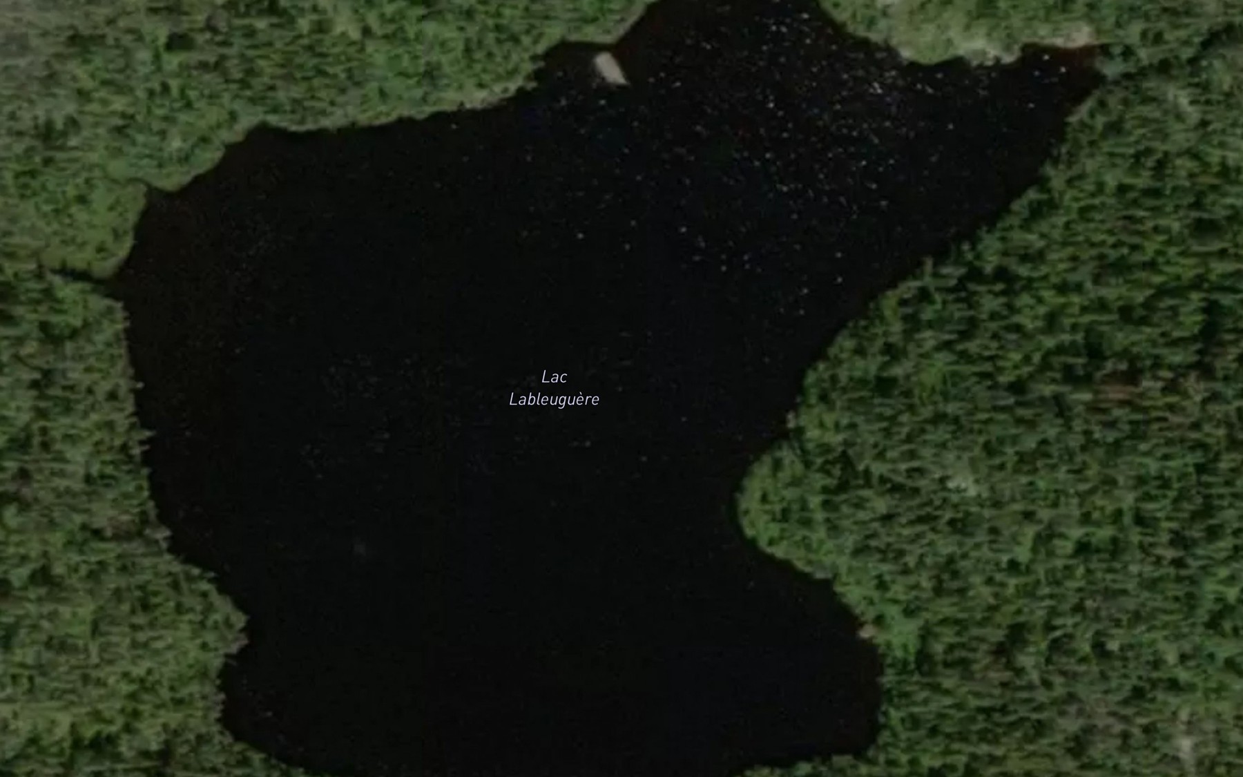 Satellite map of the Lac Lampe