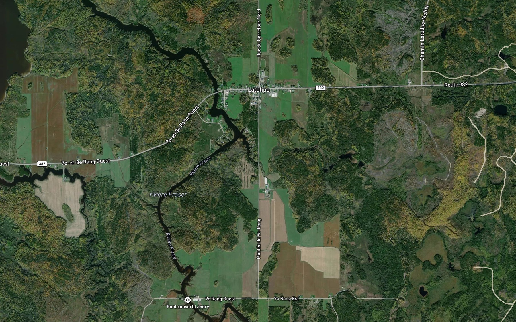 Satellite map of the Cours d'eau Beaulieu