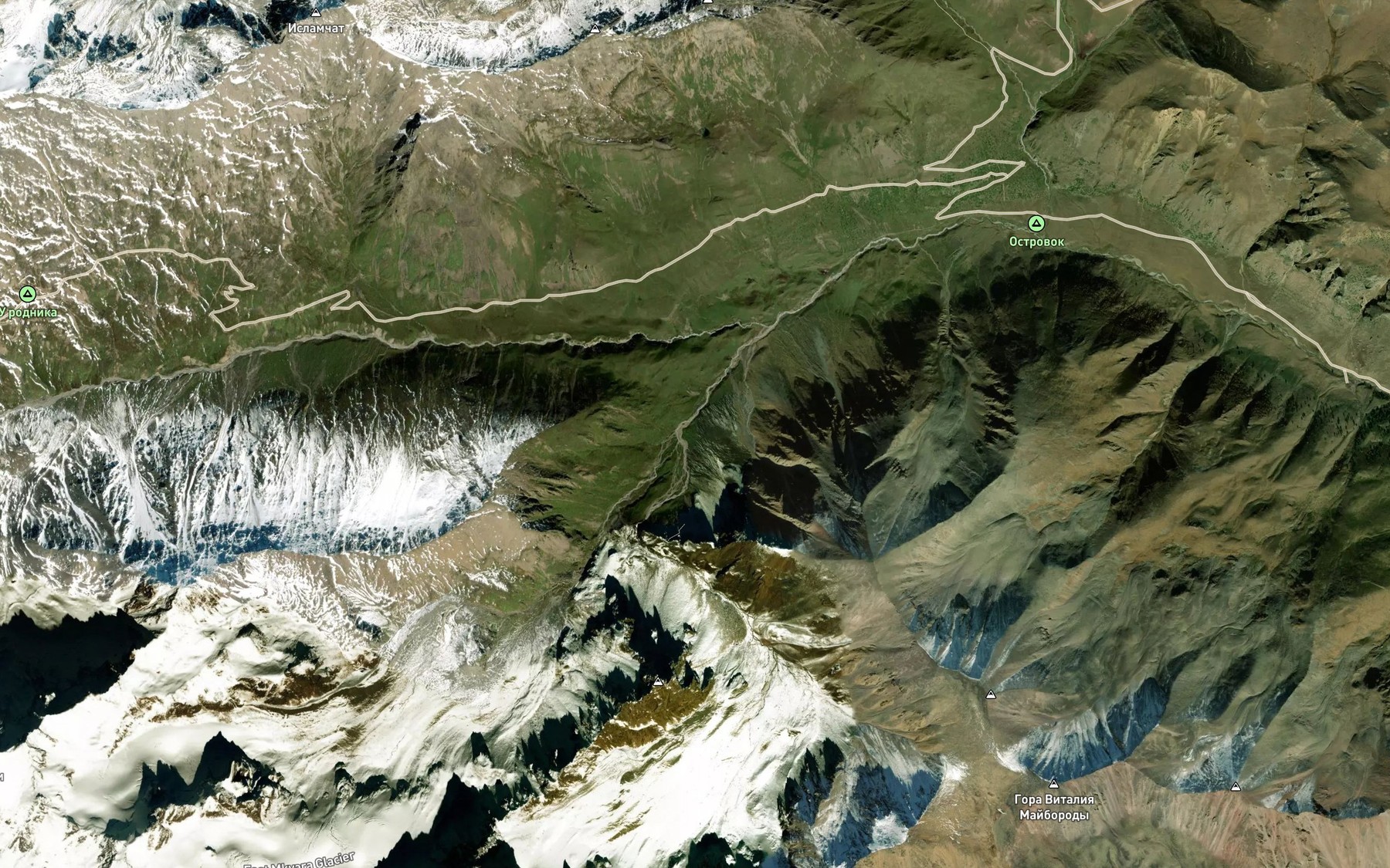 Satellite map of the Mukal