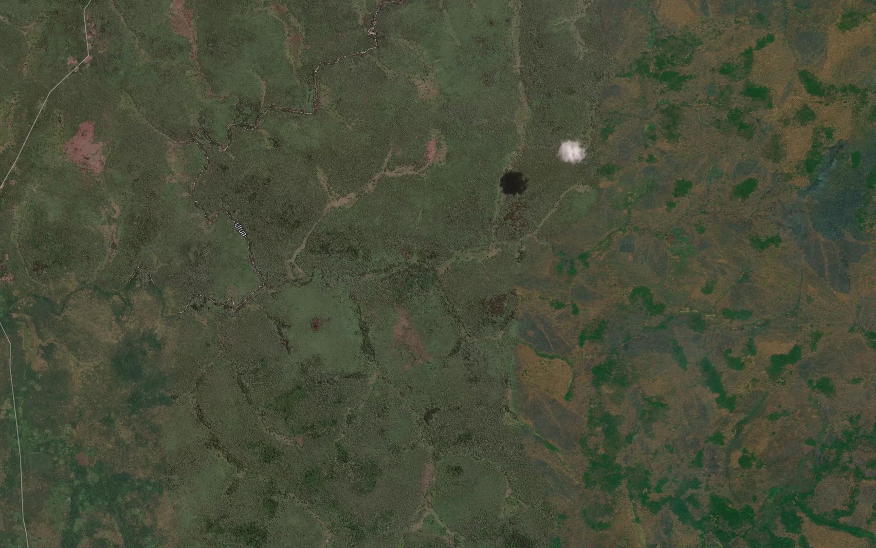 Satellite map of the Koromva