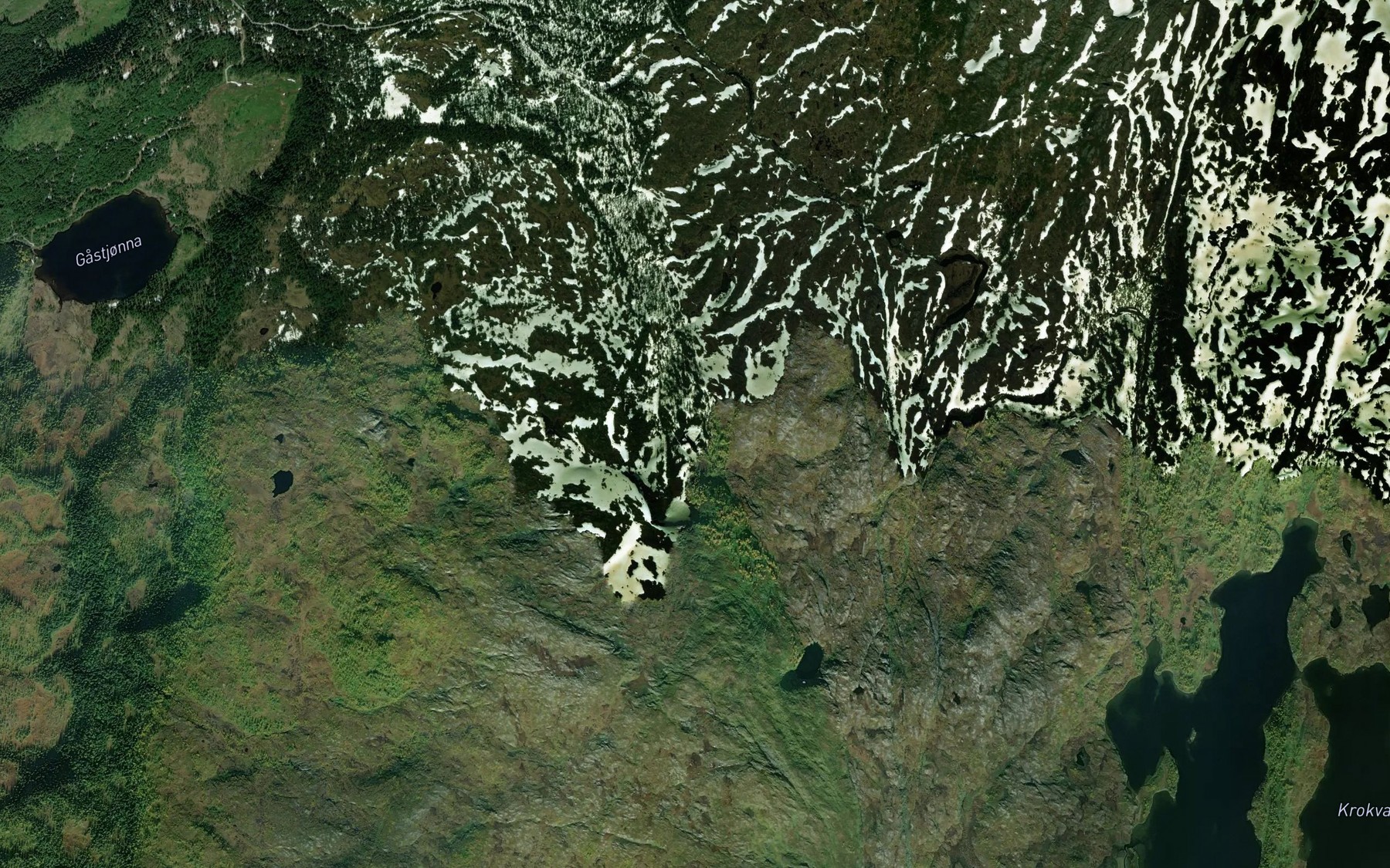Satellite map of the Otertjonna