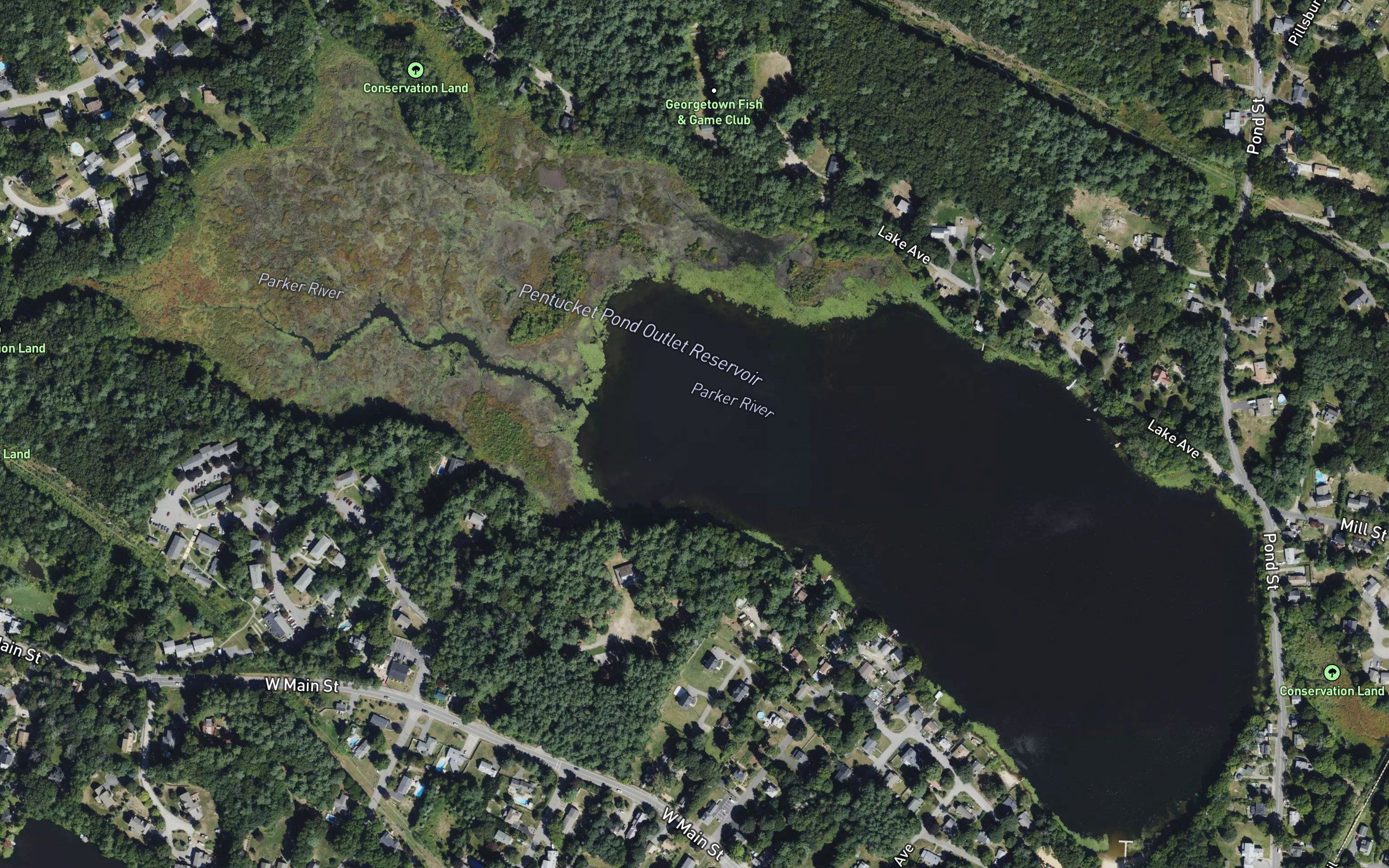 Pentucket Pond Outlet Reservoir