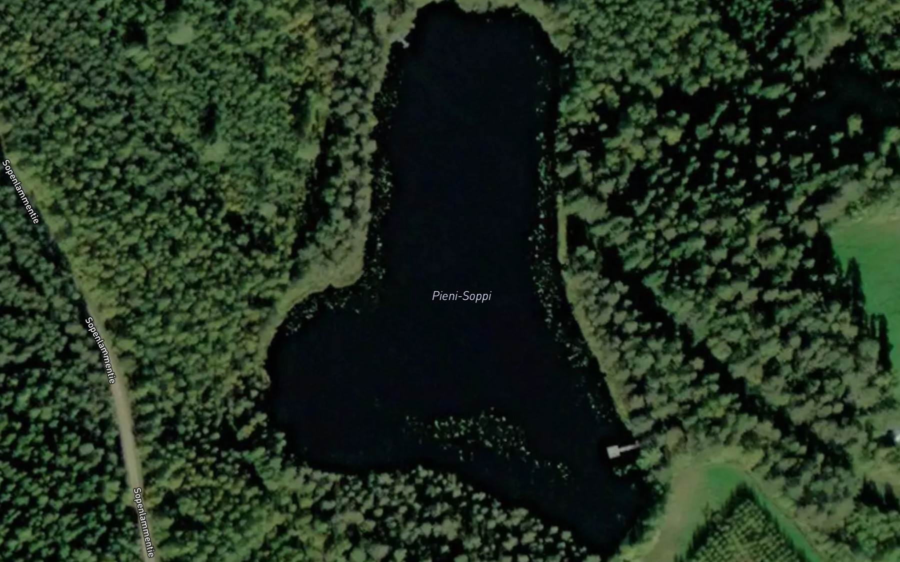 Satellite map of the Pieni-Soppi