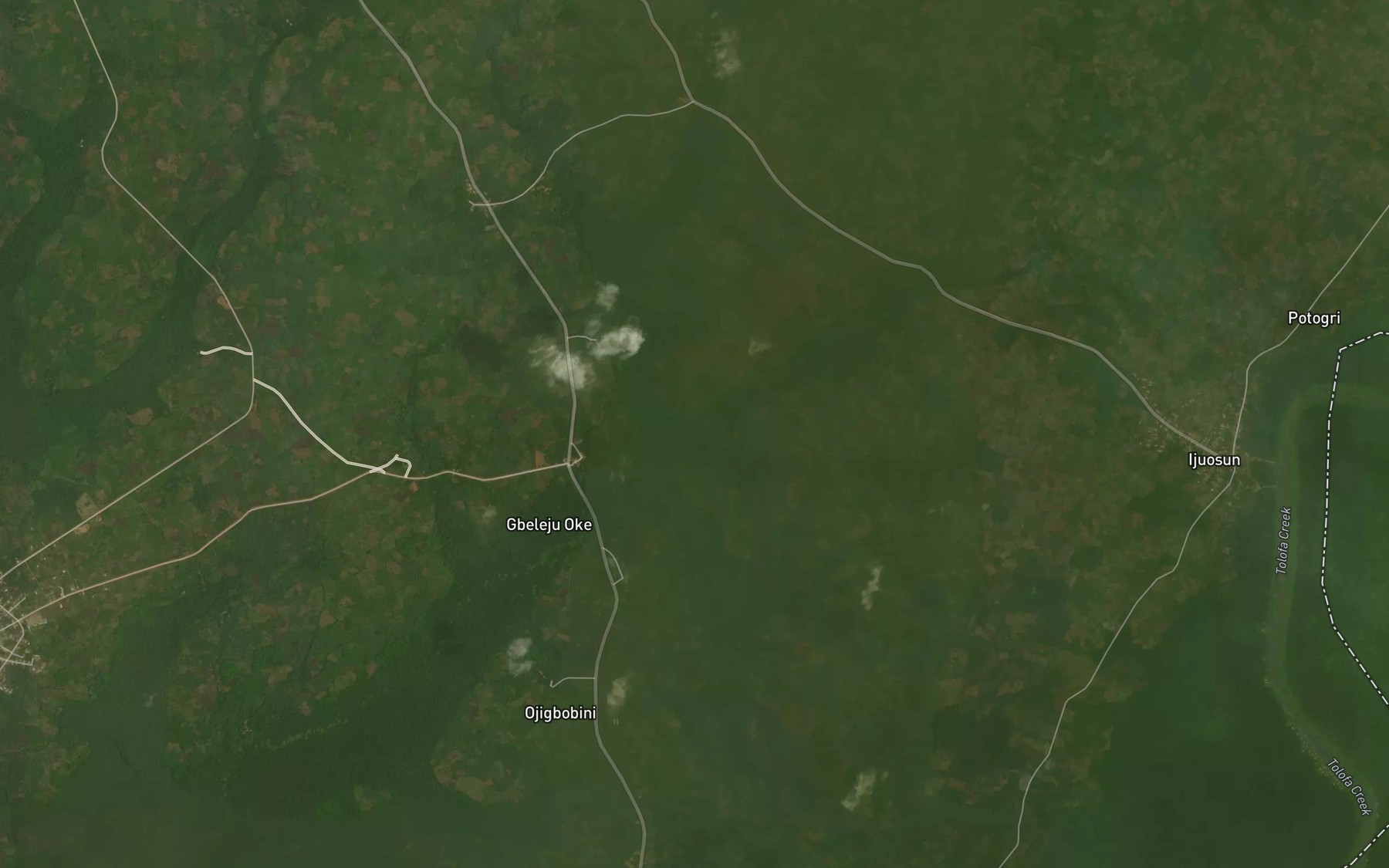 Satellite map of the River Meme