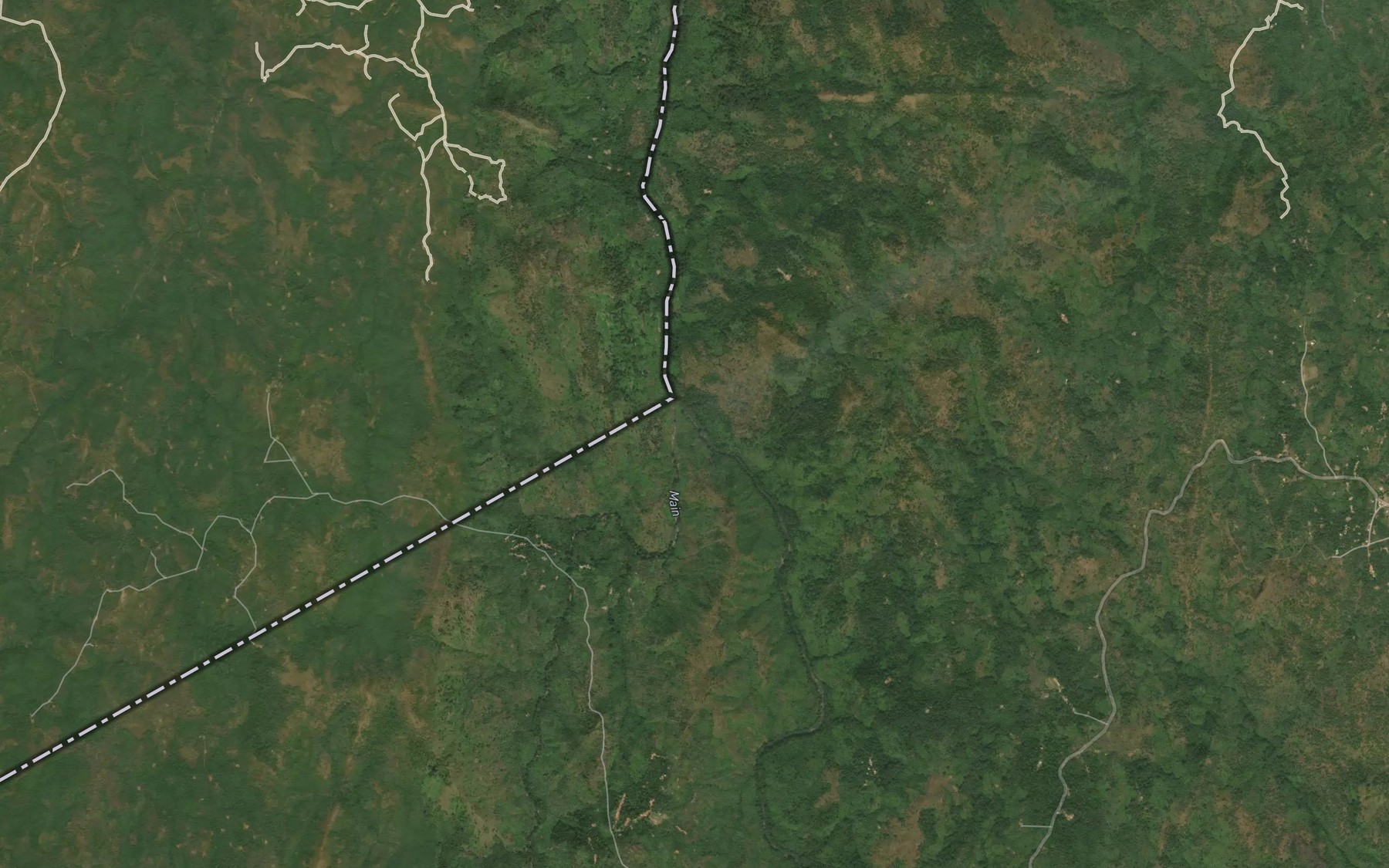 Satellite map of the Main