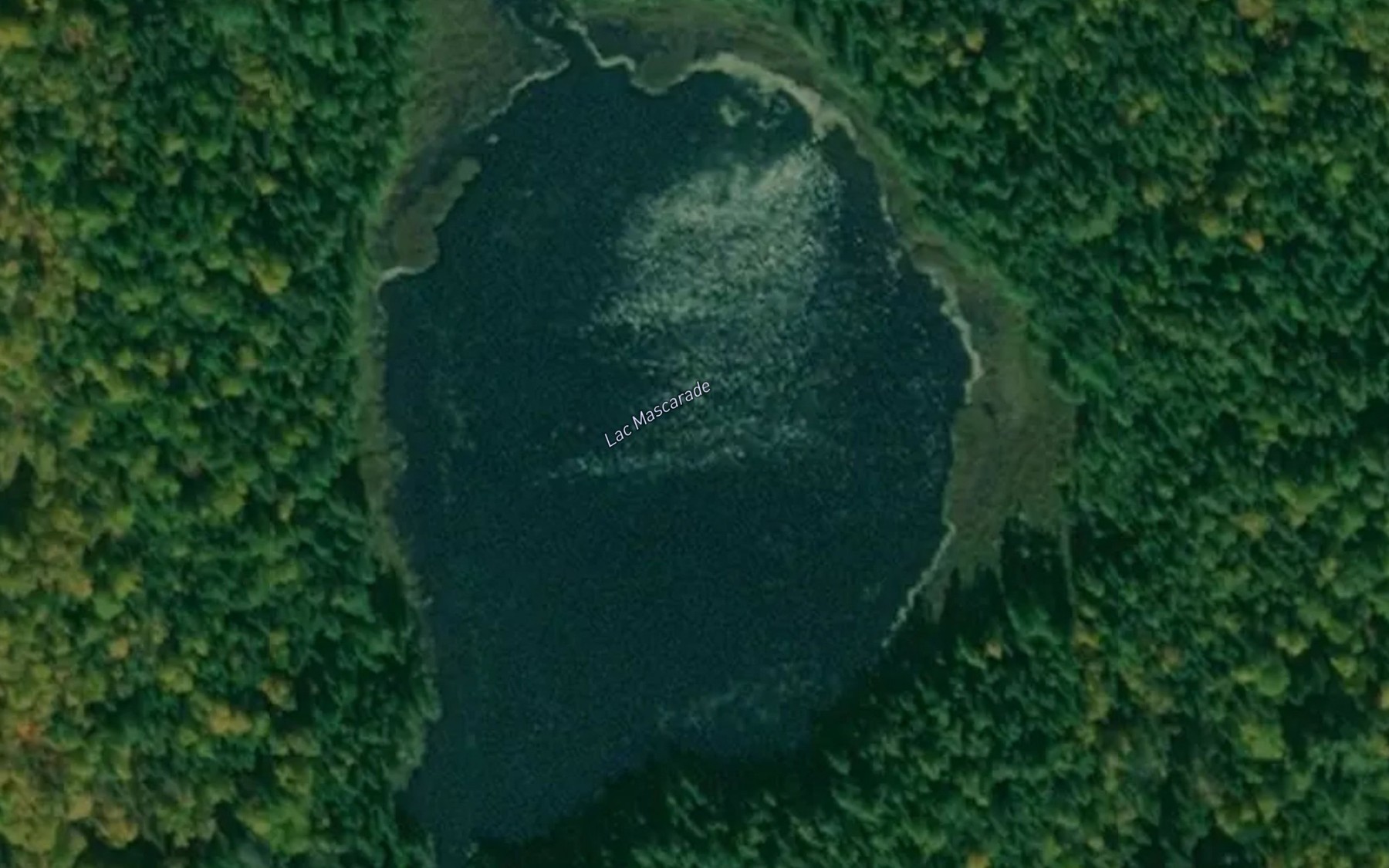 Satellite map of the Lac Mascarade