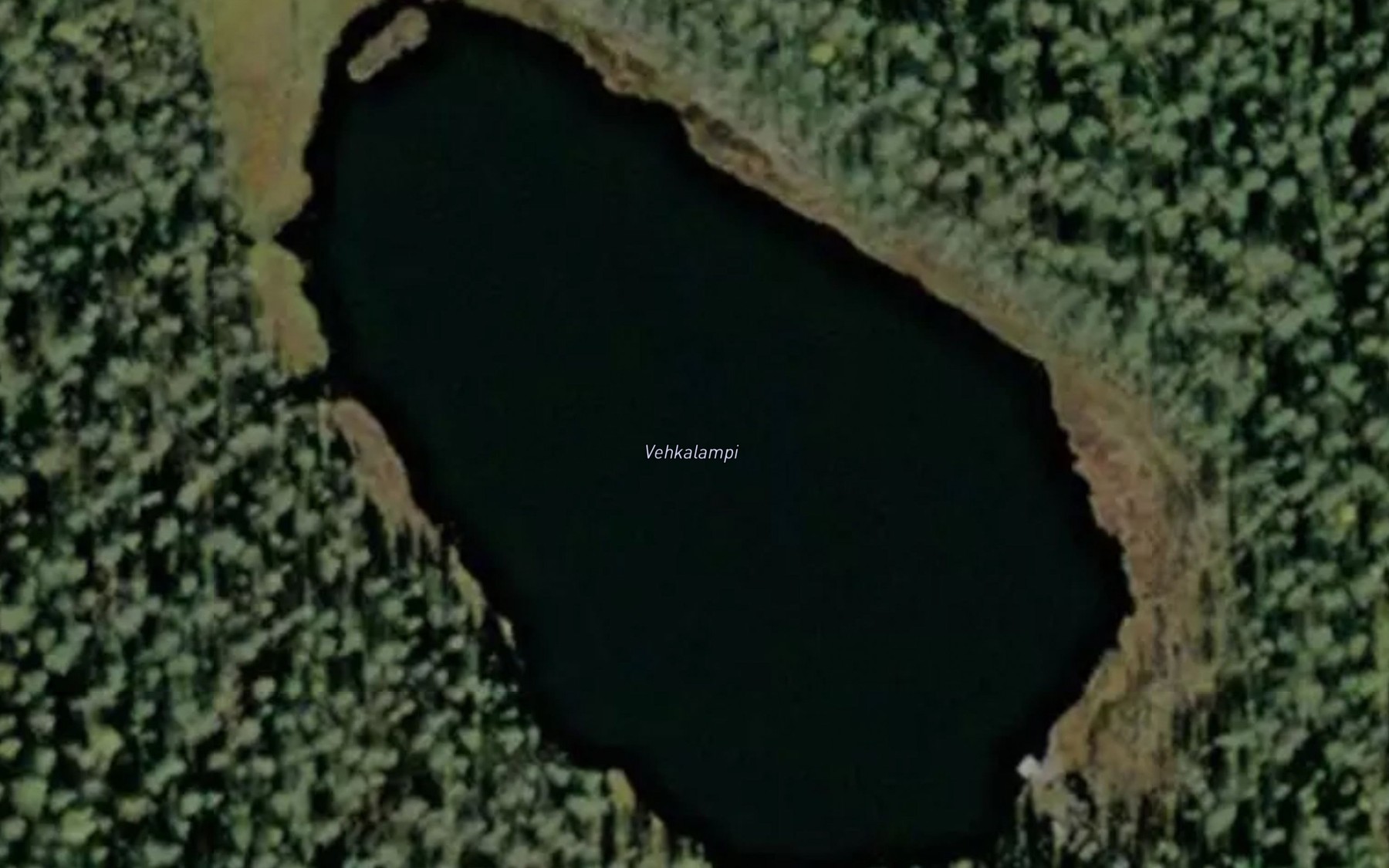 Satellite map of the Vehkalampi