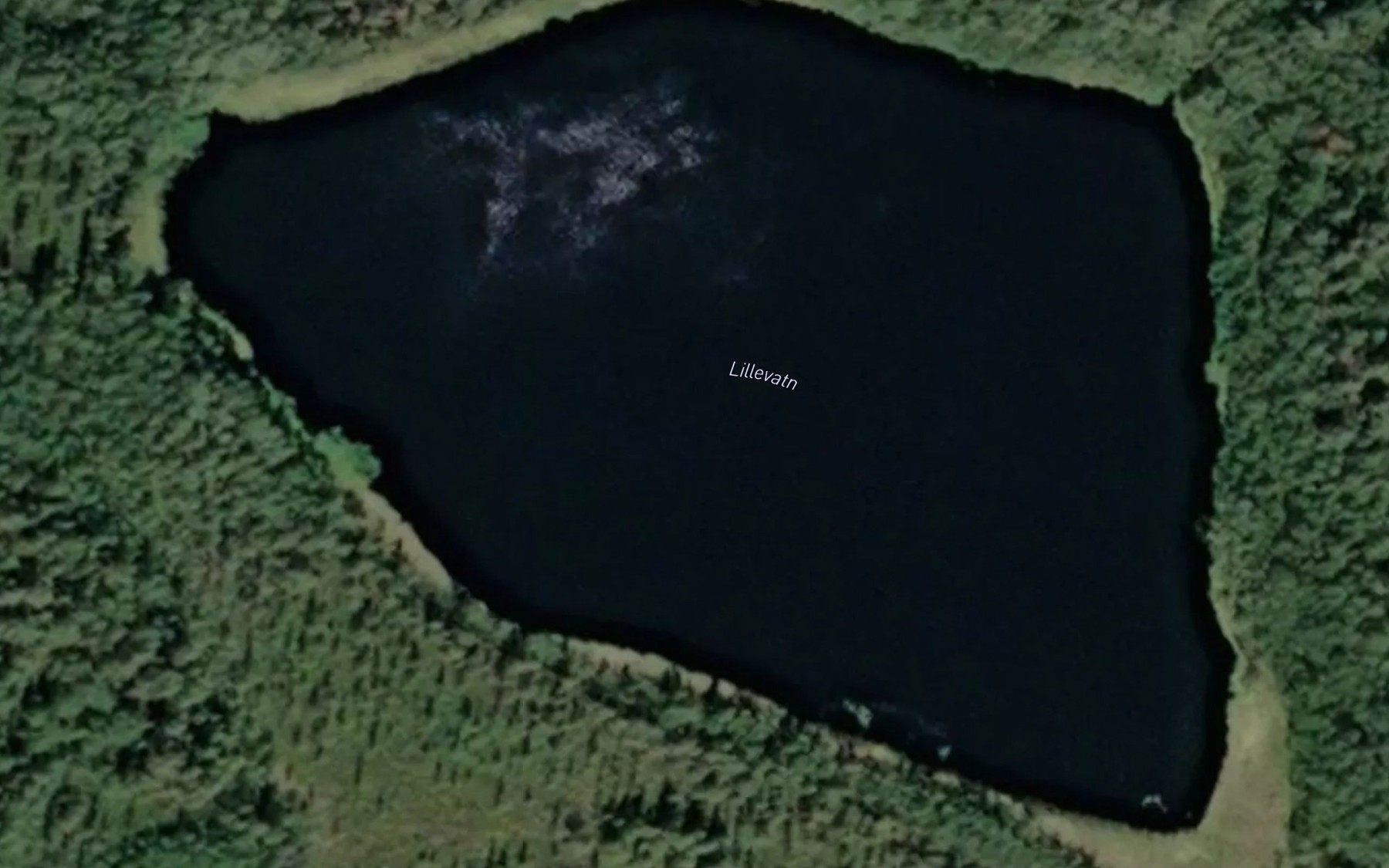 Satellite map of the Litlevatnet