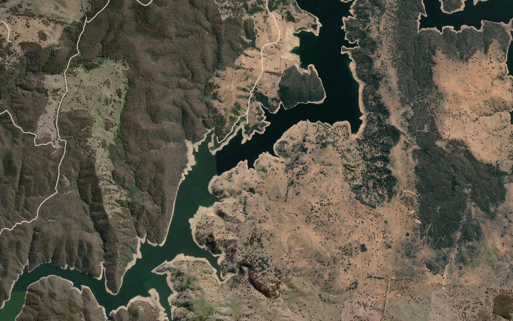 Satellite map of the Hannan Bay