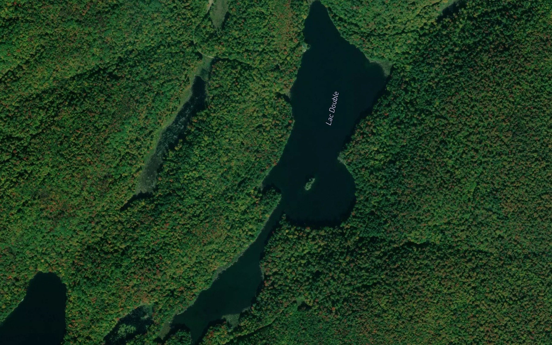 Satellite map of the Lac Double