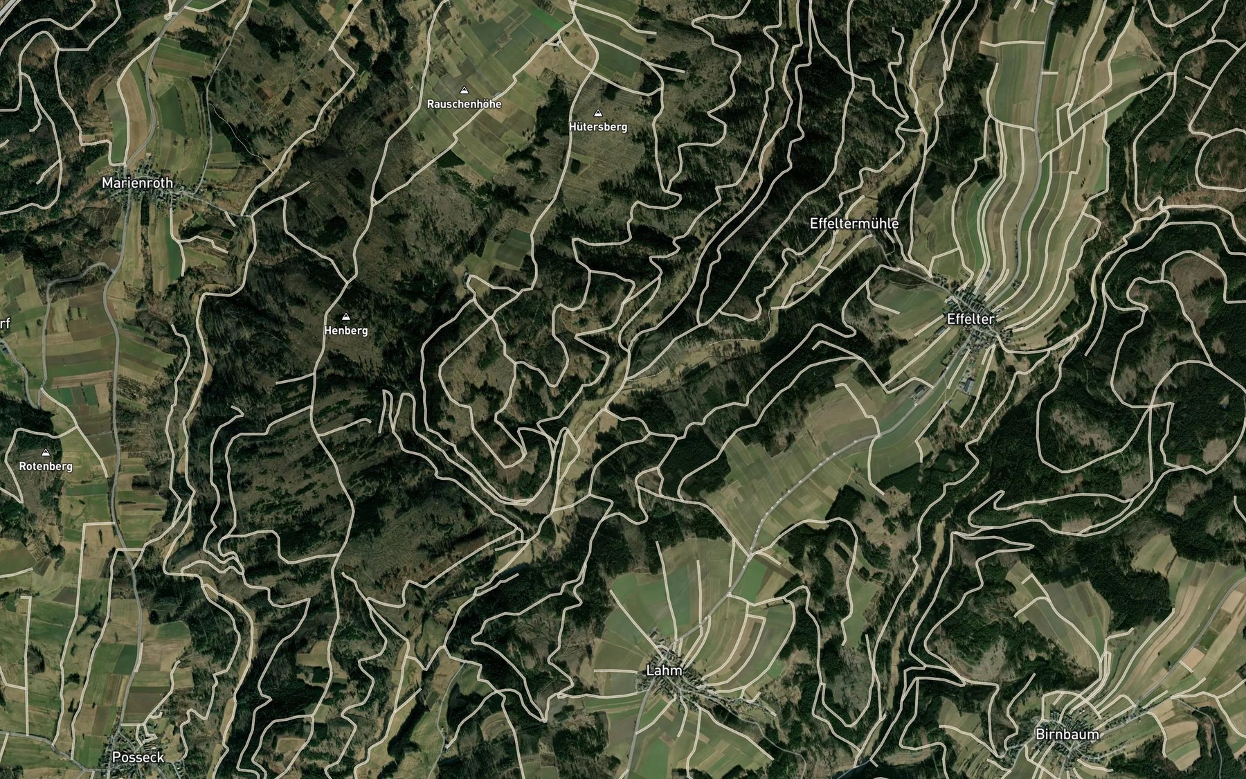 Satellite map of the Dober
