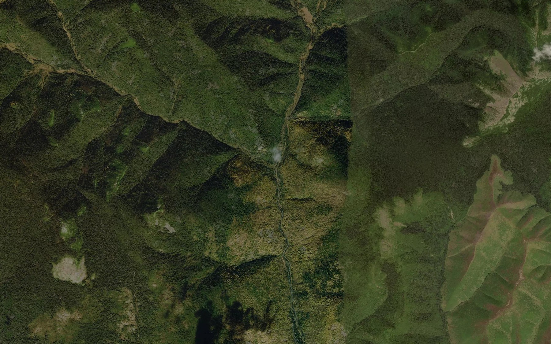Satellite map of the Levyy Shumnyy