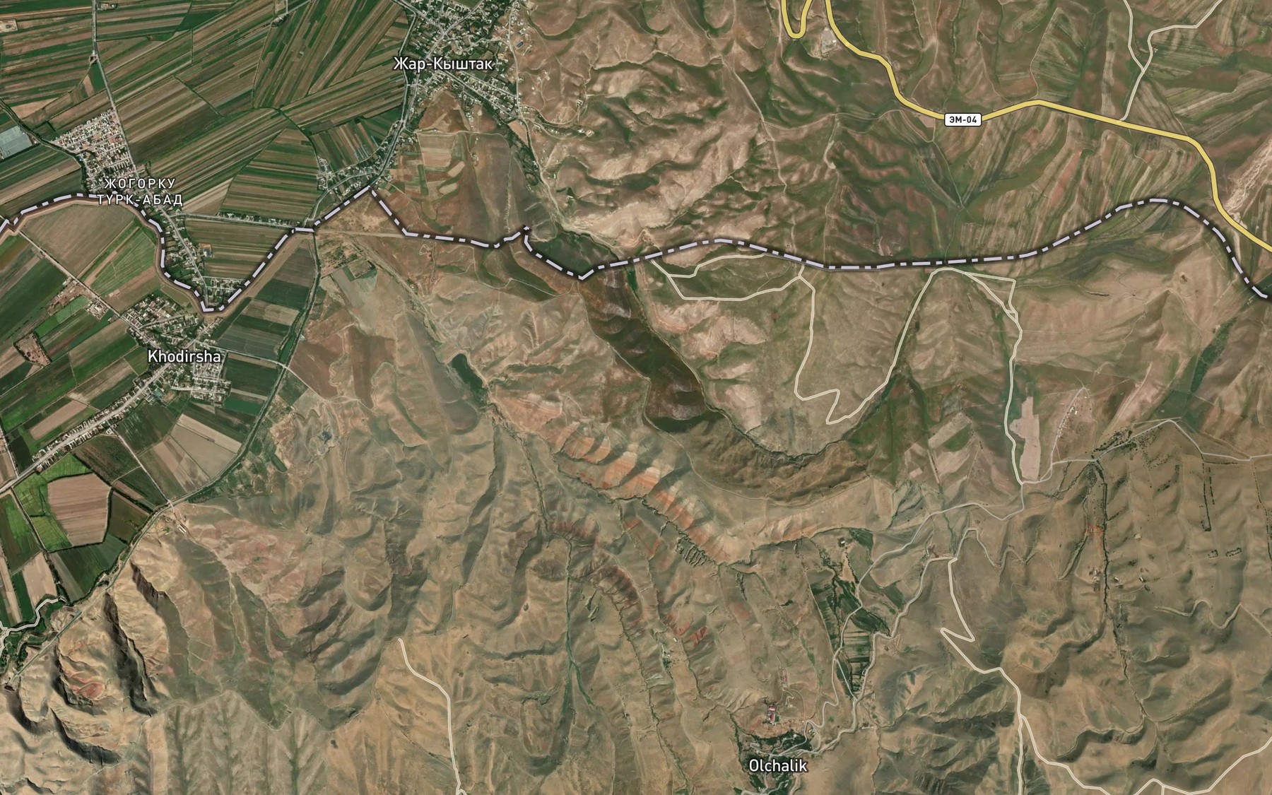 Satellite map of the Rodnik Al'cha-Bulak