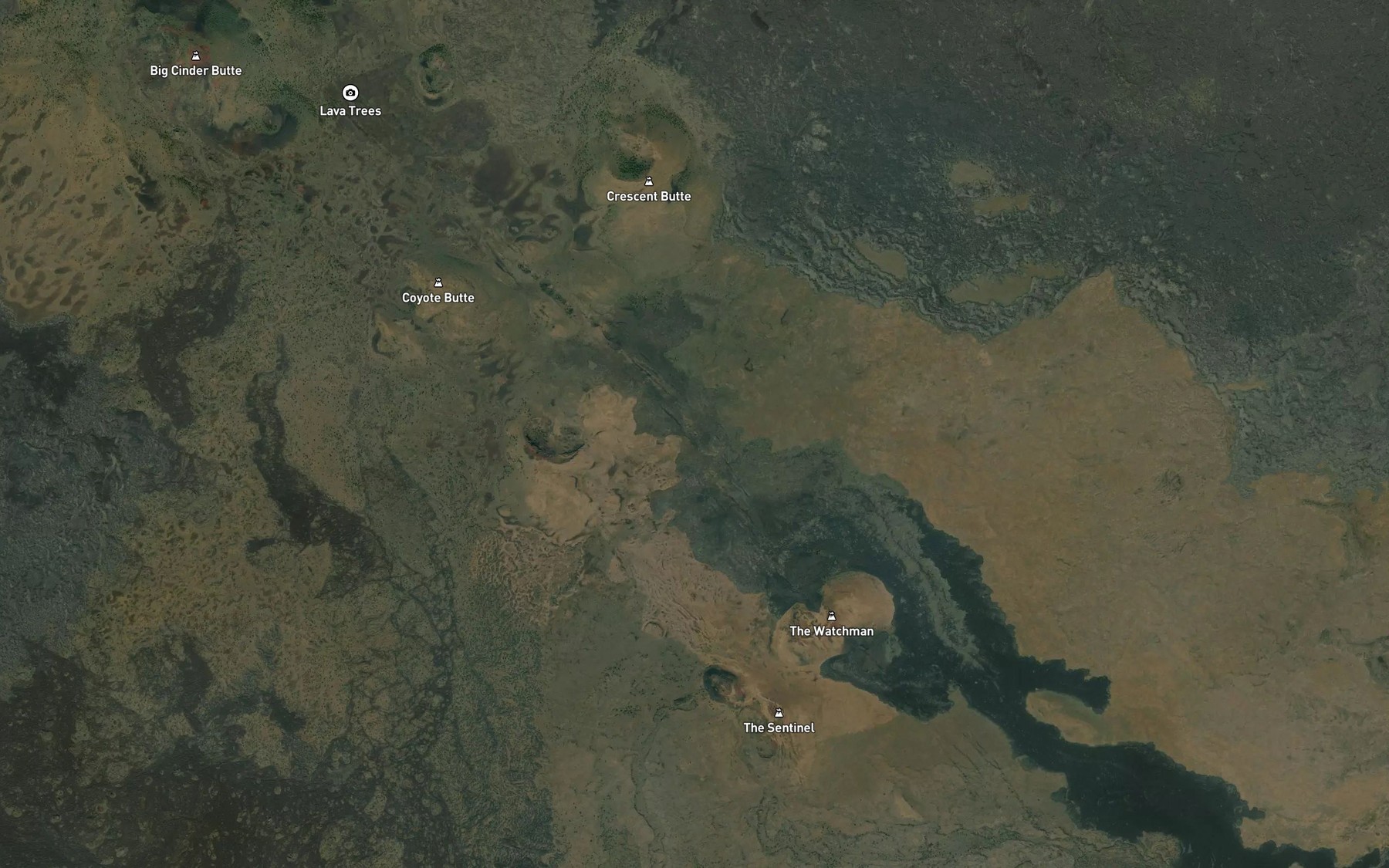 Satellite map of the Bearsden Waterhole