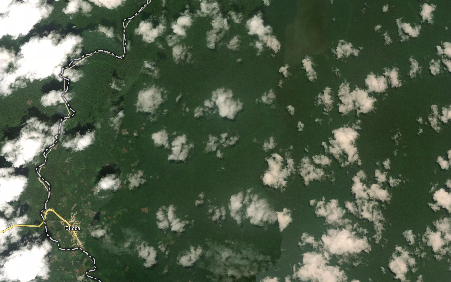 Satellite map of the Bandeke