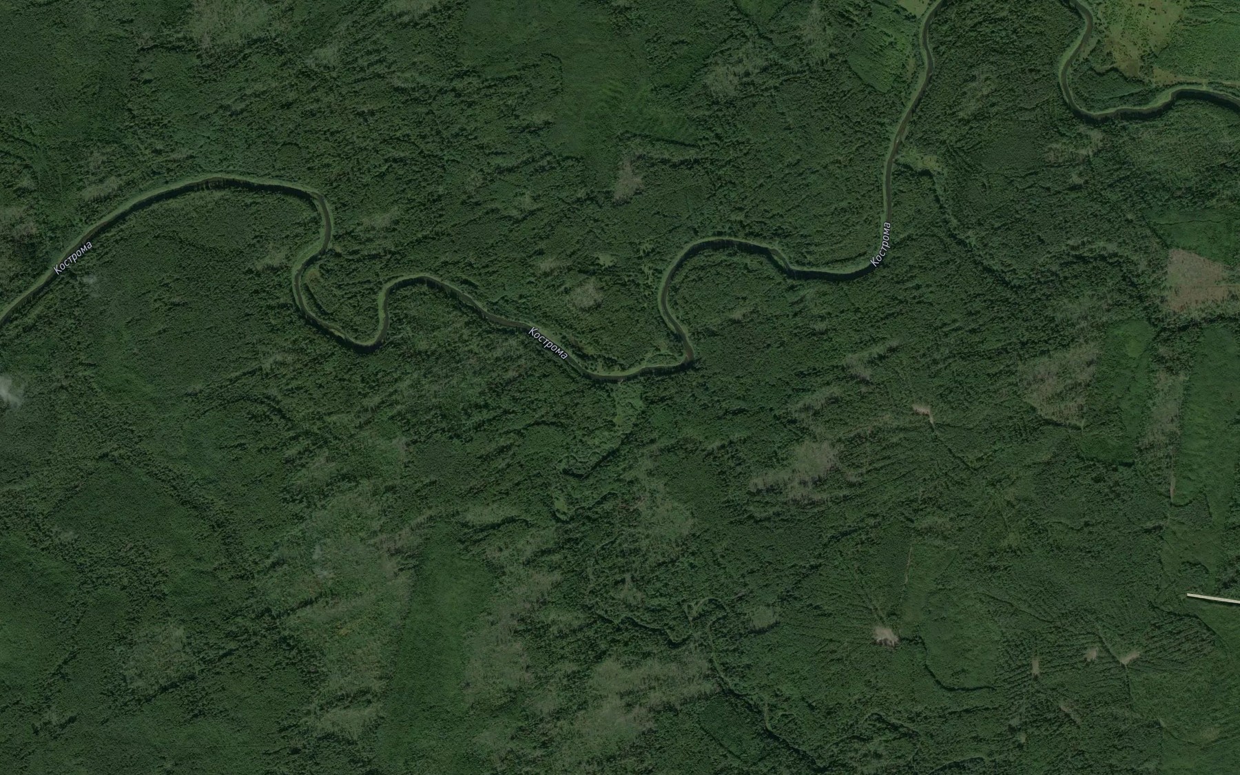 Satellite map of the Bol'shaya Yezan'