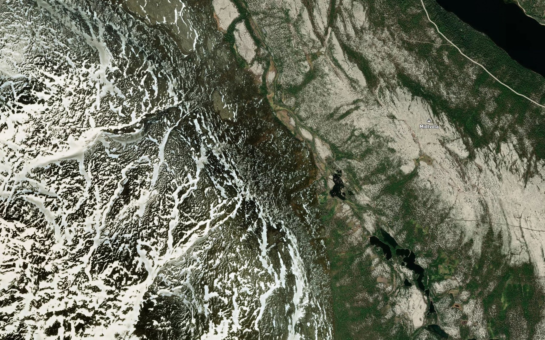 Satellite map of the Nordrebekken