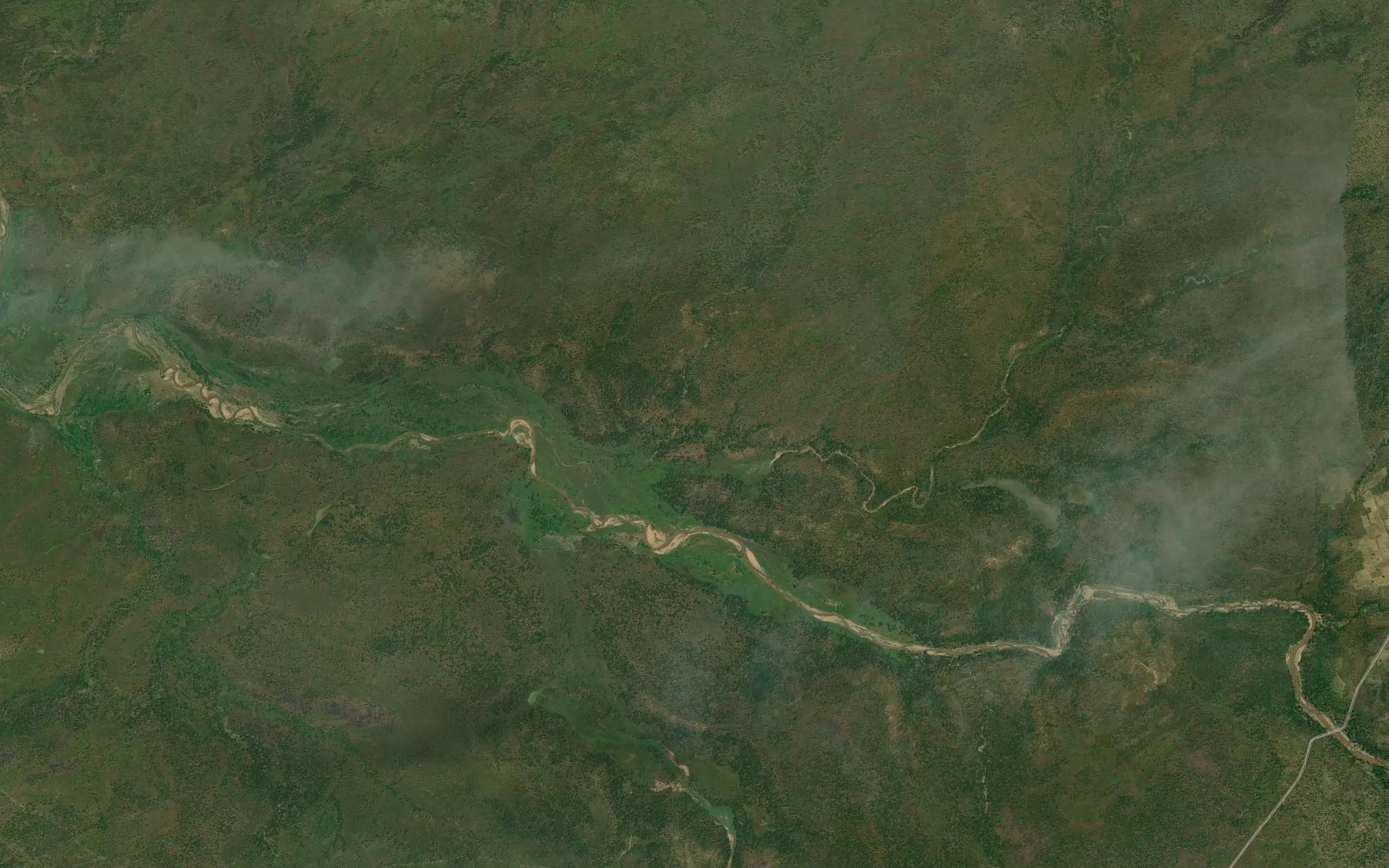 Satellite map of the Mayo Ndja