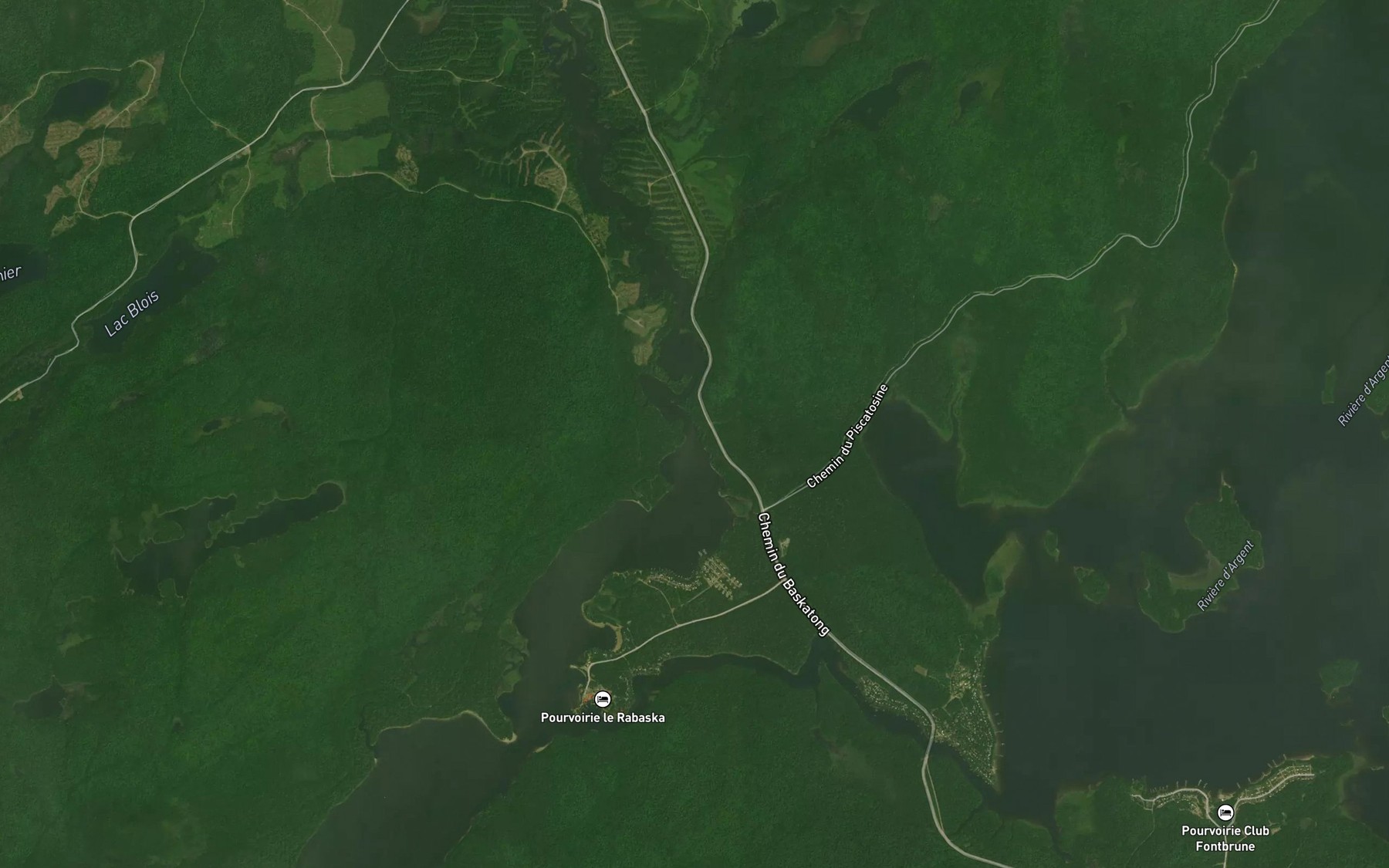 Satellite map of the Riviere Notawassi