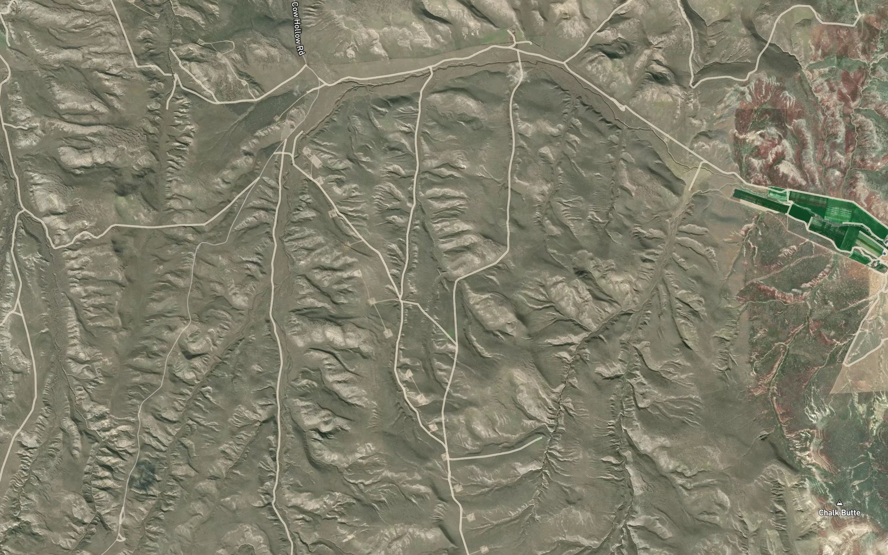 Satellite map of the Leaky Reservoir