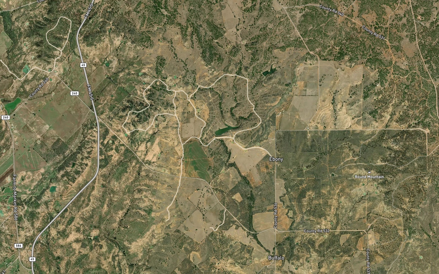 Satellite map of the Northeast Lateral Watershed Number Six