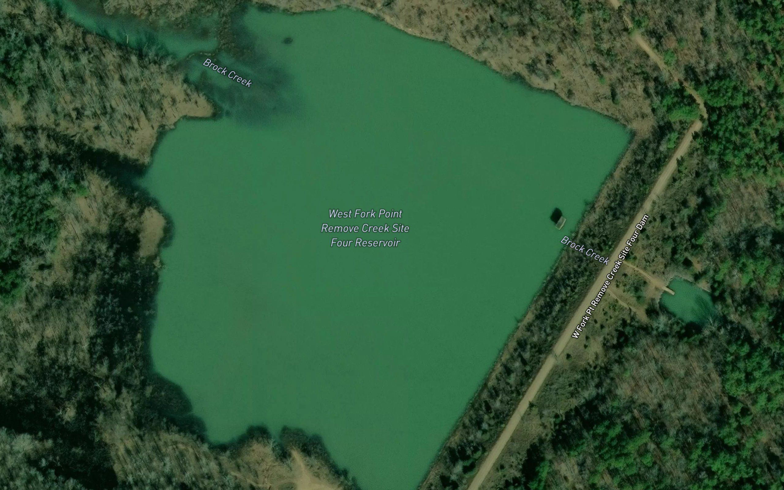West Fork Point Remove Creek Site Five Reservoir