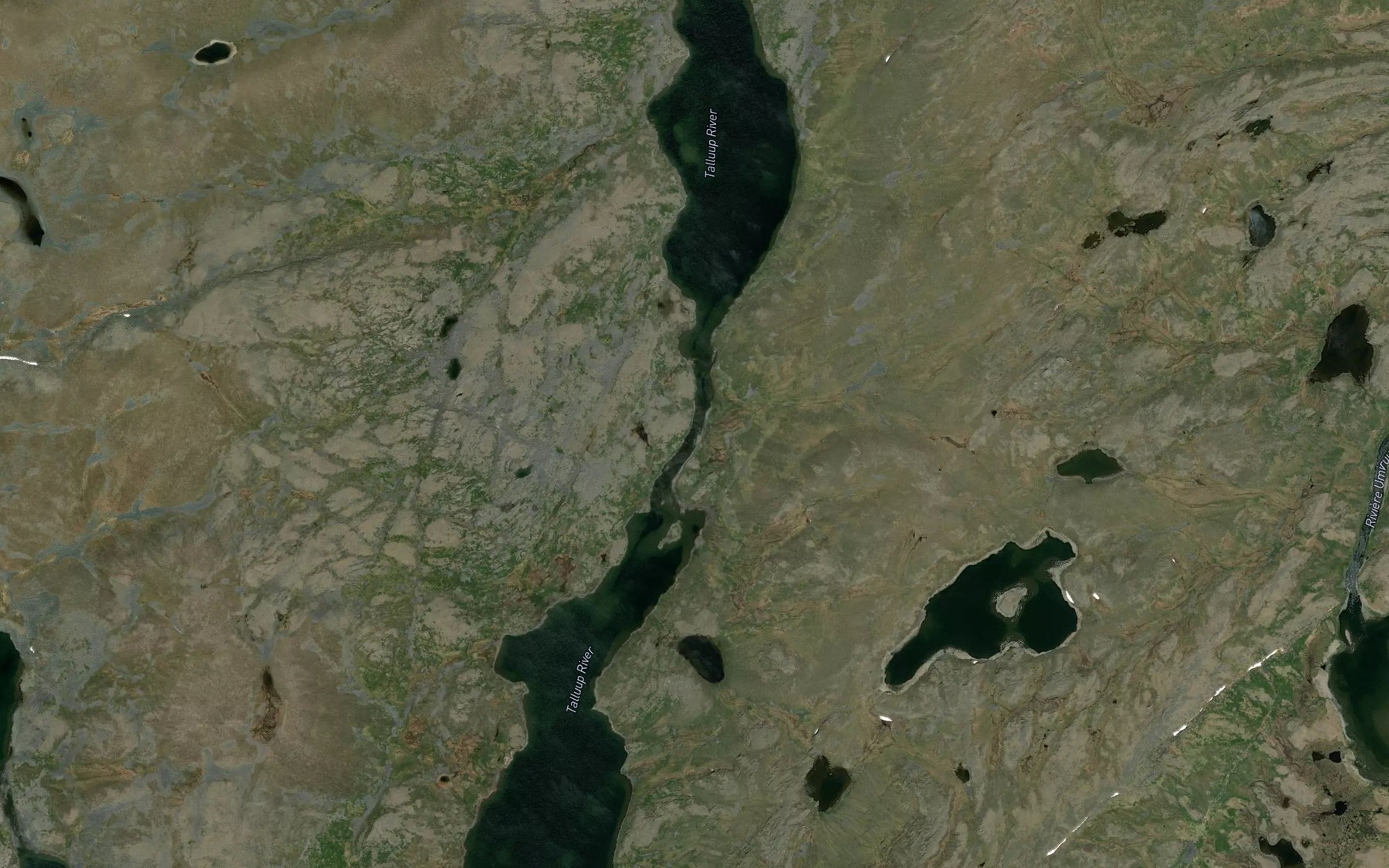 Satellite map of the Lac Talluup