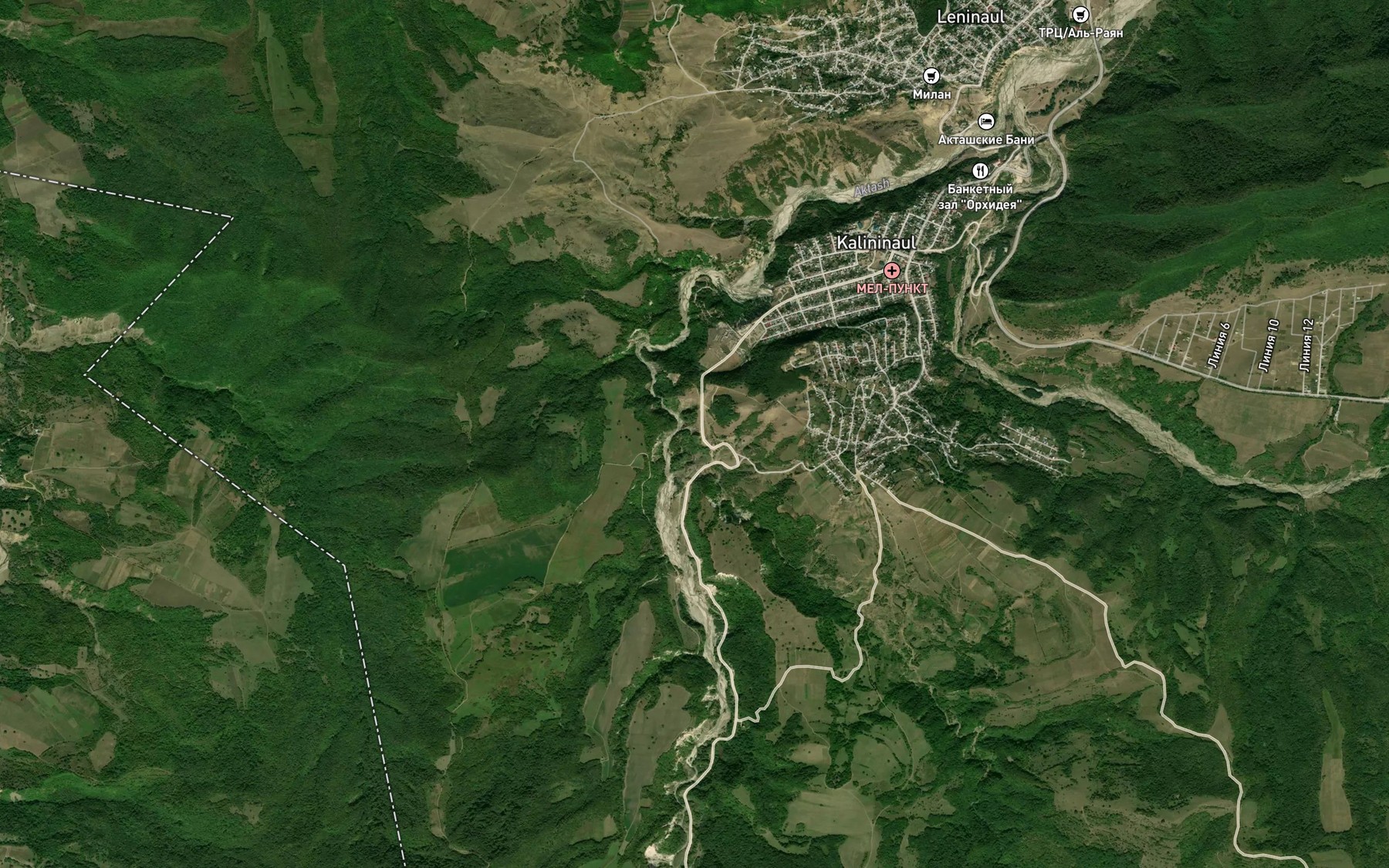 Satellite map of the Bulak
